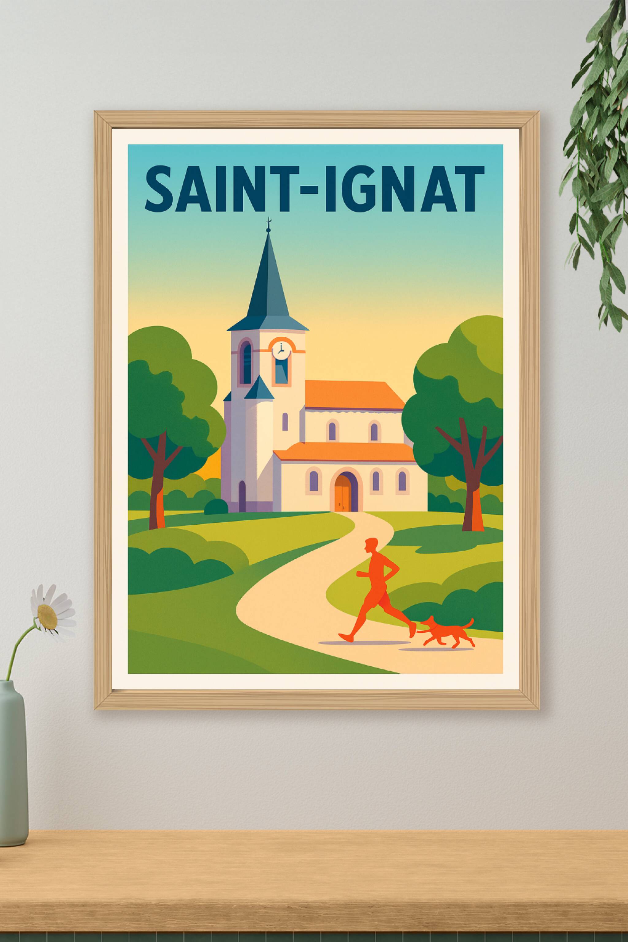 Affiche de Saint-Ignat - Charme et sérénité au cœur du village