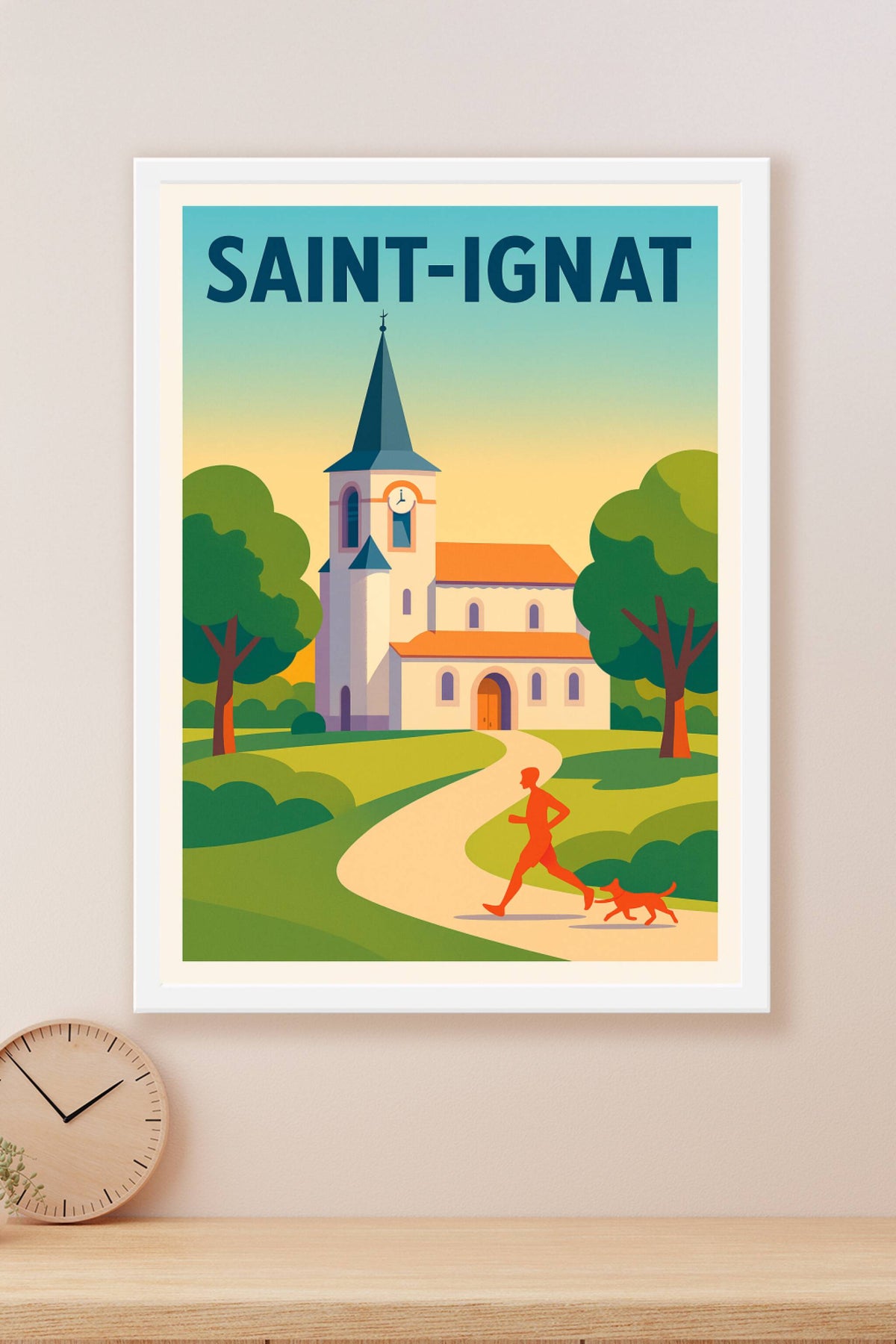 Affiche de Saint-Ignat - Charme et sérénité au cœur du village