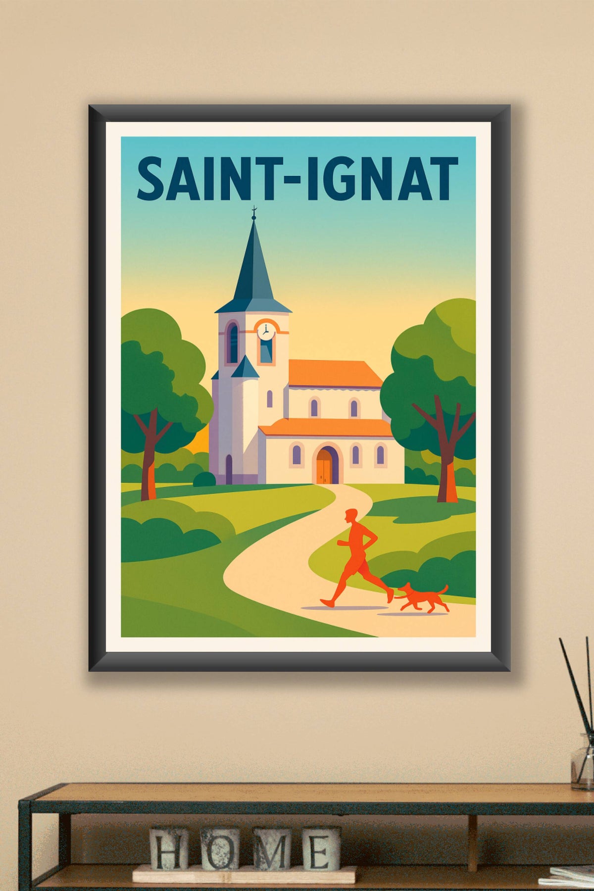 Affiche de Saint-Ignat - Charme et sérénité au cœur du village