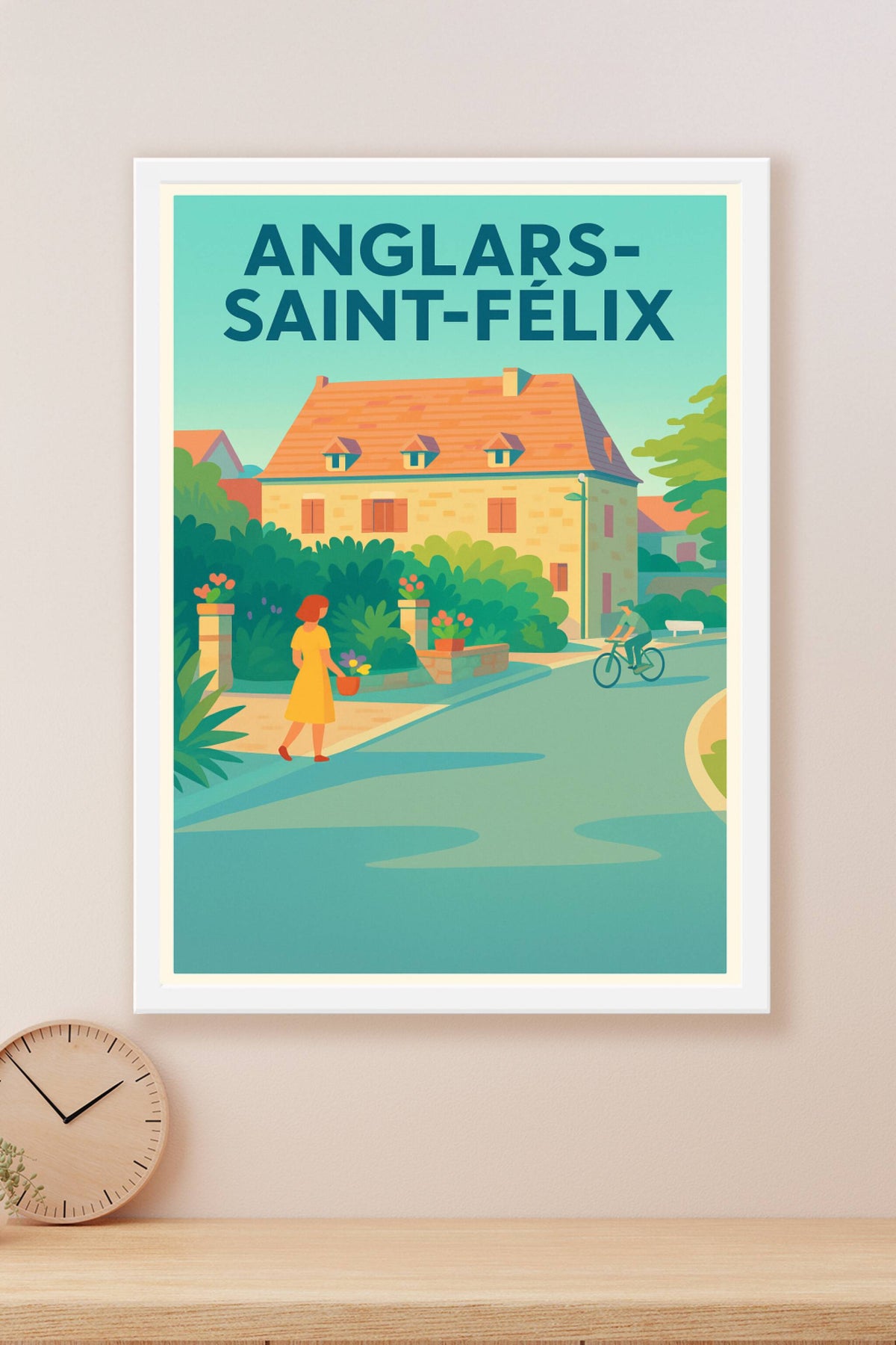 Affiche de Anglars-Saint-Félix - Douceur de vie en milieu rural