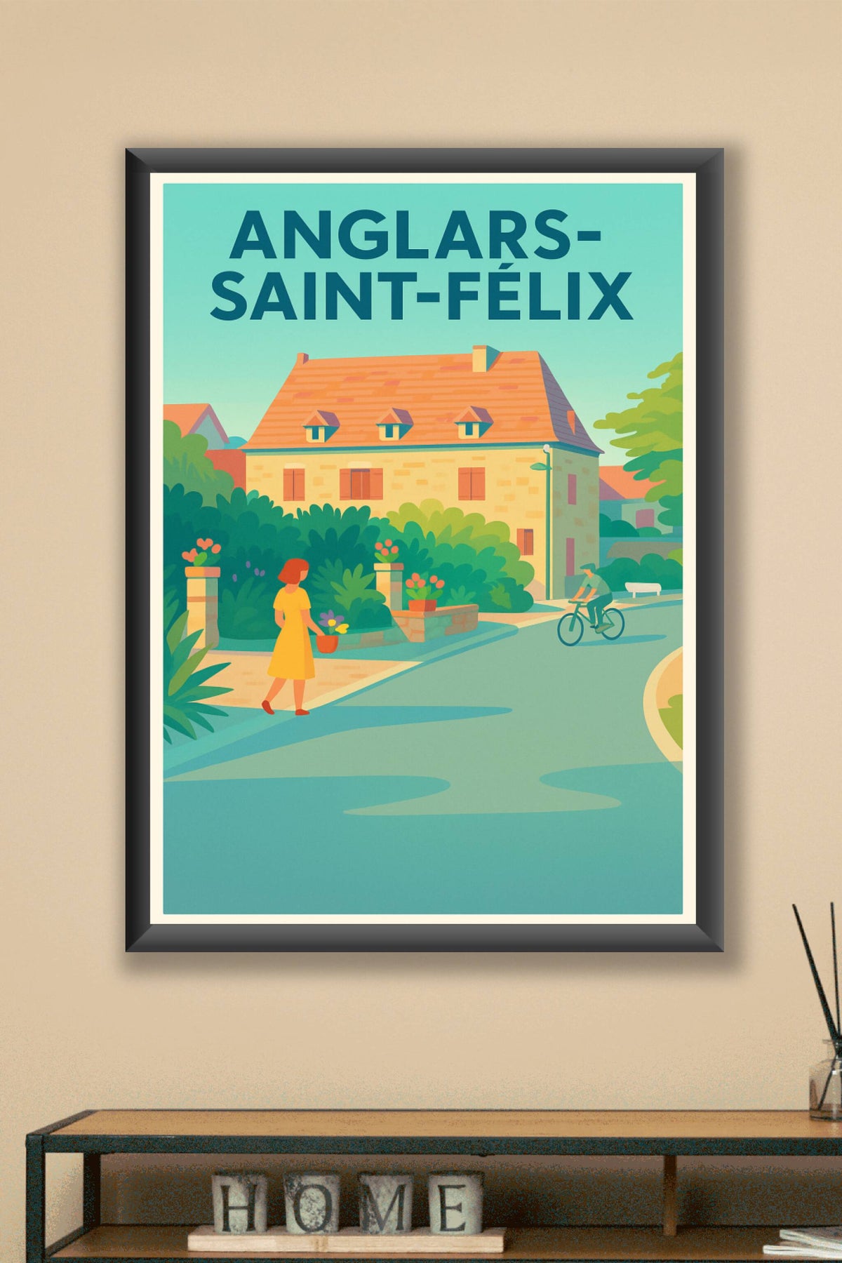 Affiche de Anglars-Saint-Félix - Douceur de vie en milieu rural