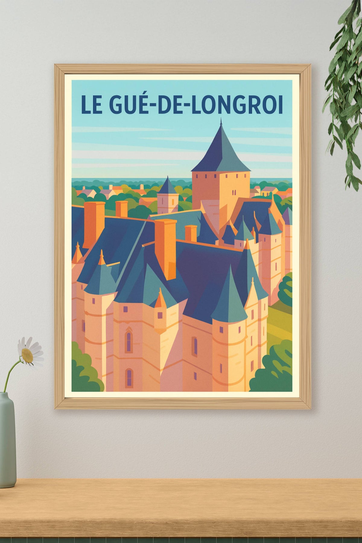 Affiche de Le Gué-de-Longroi - L'élégance d'un château historique