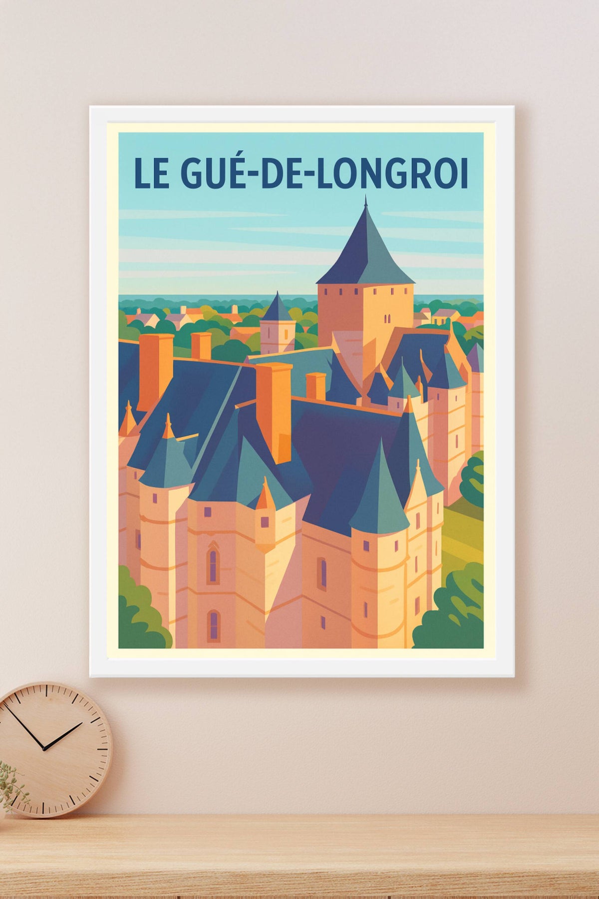 Affiche de Le Gué-de-Longroi - L'élégance d'un château historique