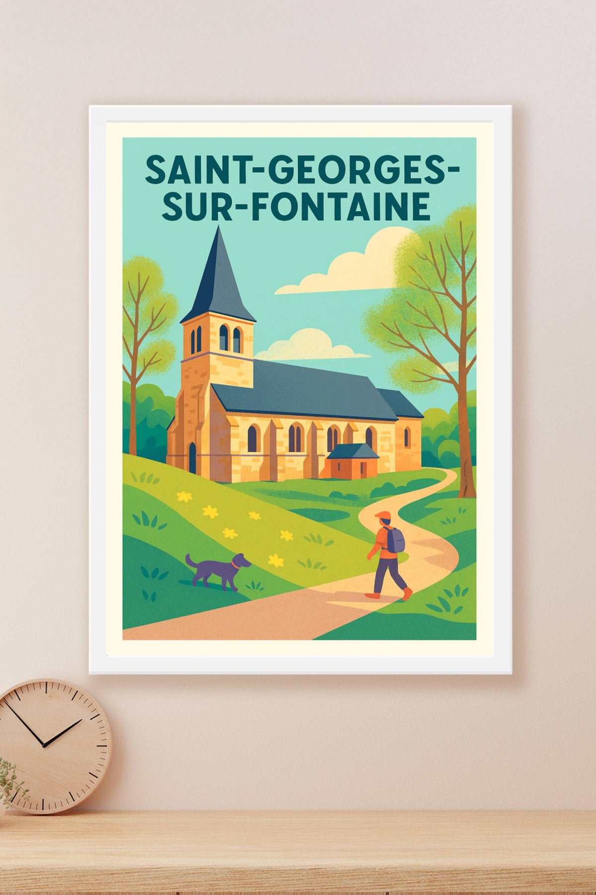 Affiche de Saint-Georges-sur-Fontaine - Charme bucolique et sérénité