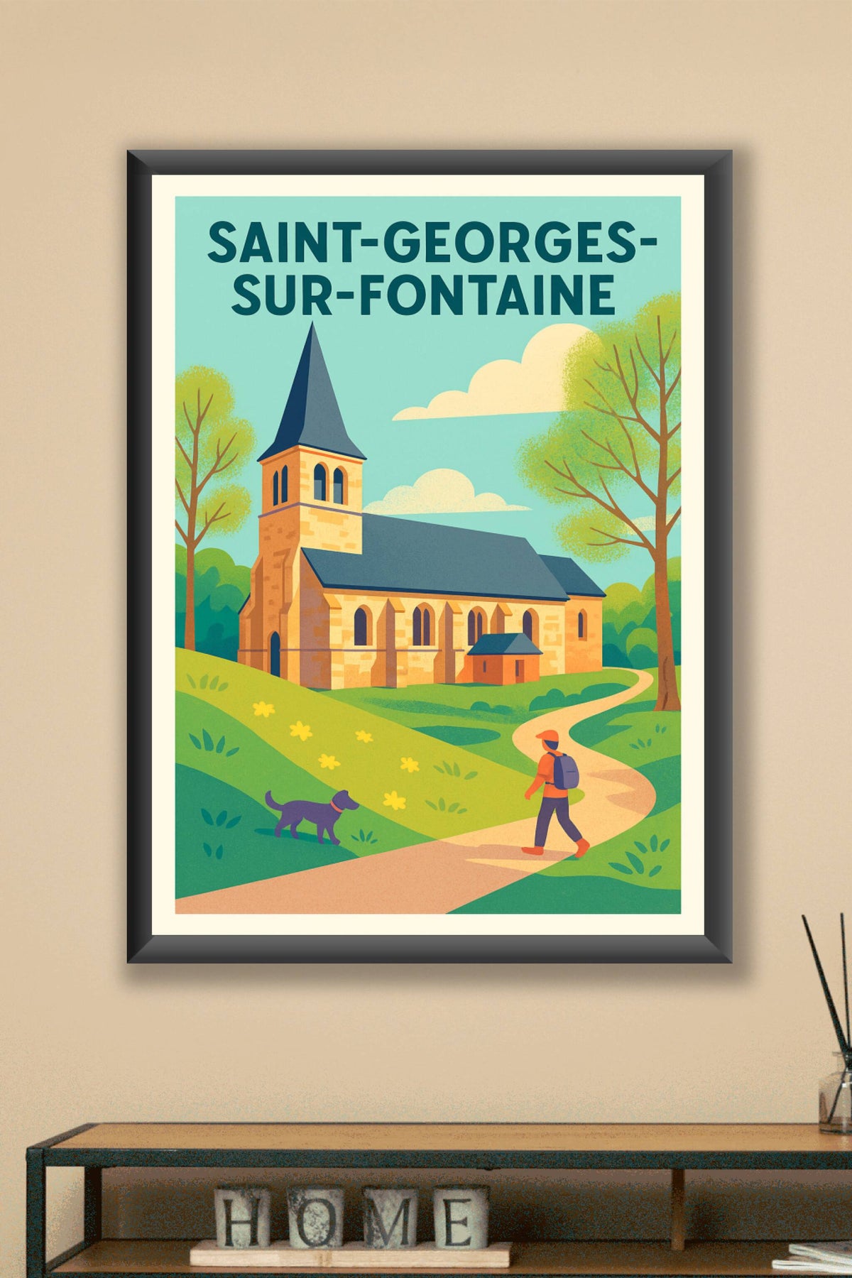 Affiche de Saint-Georges-sur-Fontaine - Charme bucolique et sérénité