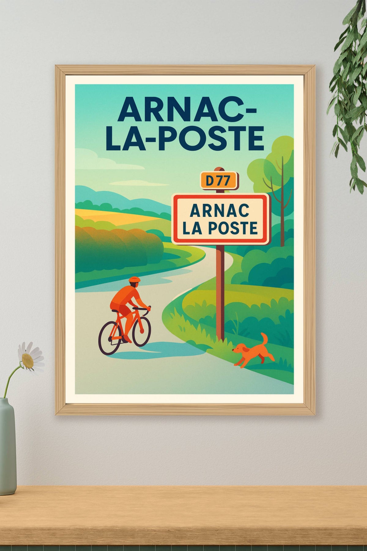 Affiche de Arnac-la-Poste - Escapade champêtre à vélo