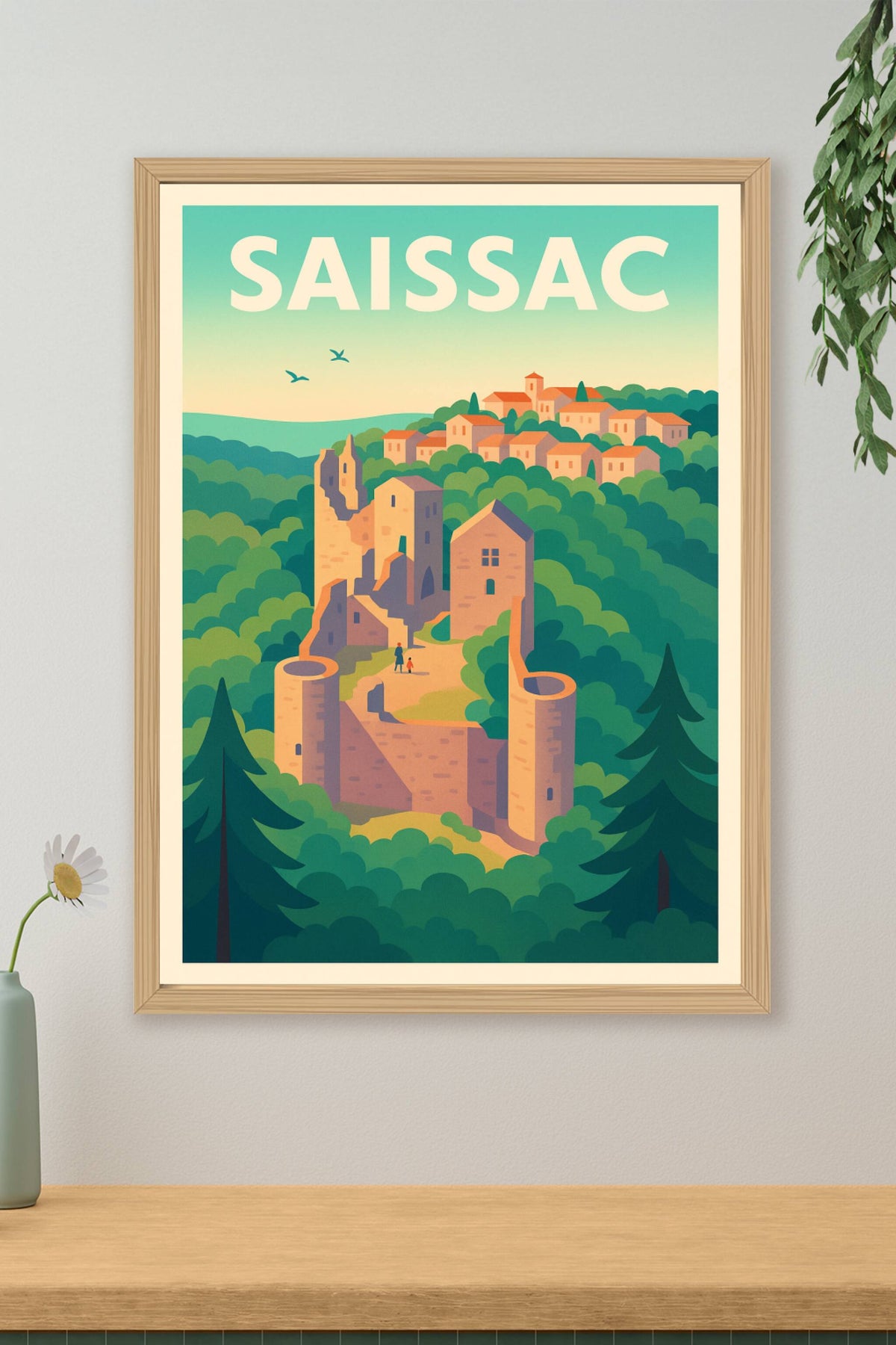 Affiche de Saissac - Charme et histoire au cœur du Pays Cathare