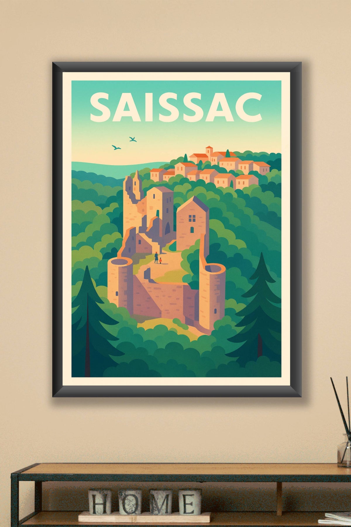 Affiche de Saissac - Charme et histoire au cœur du Pays Cathare