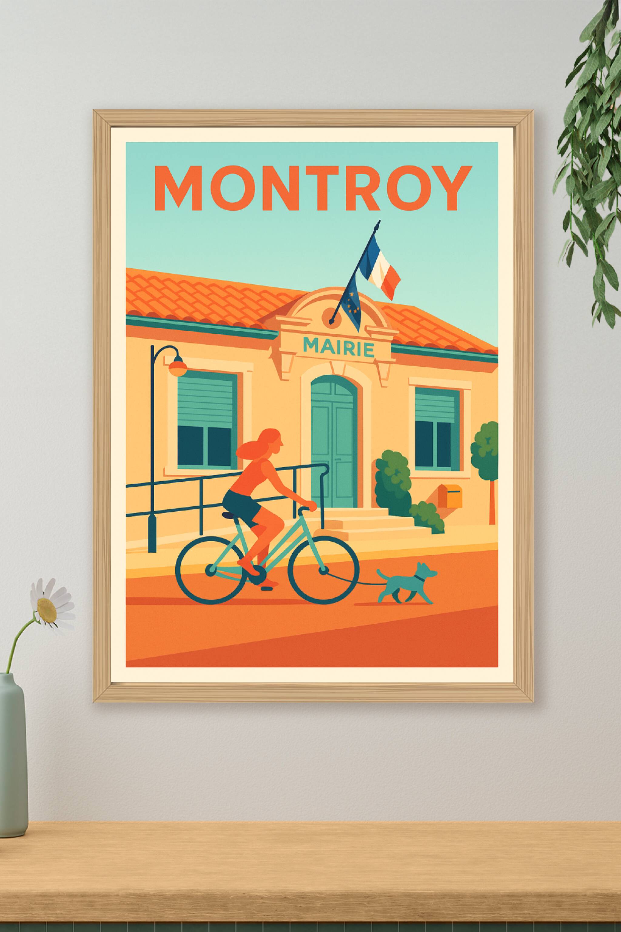 Affiche de Montroy - L'élégance tranquille au quotidien