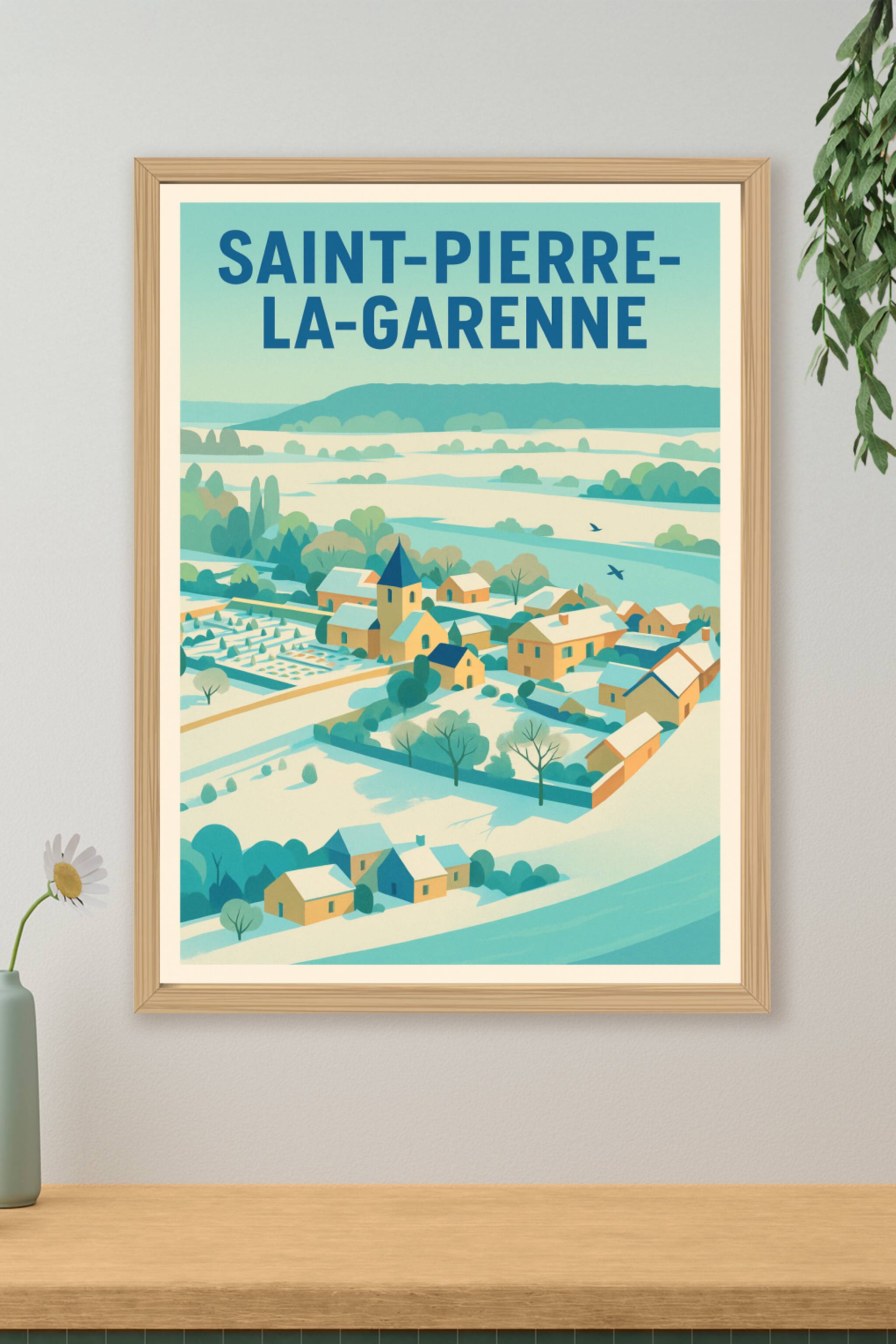 Affiche de Saint-Pierre-la-Garenne - Charme et douceur de la campagne normande