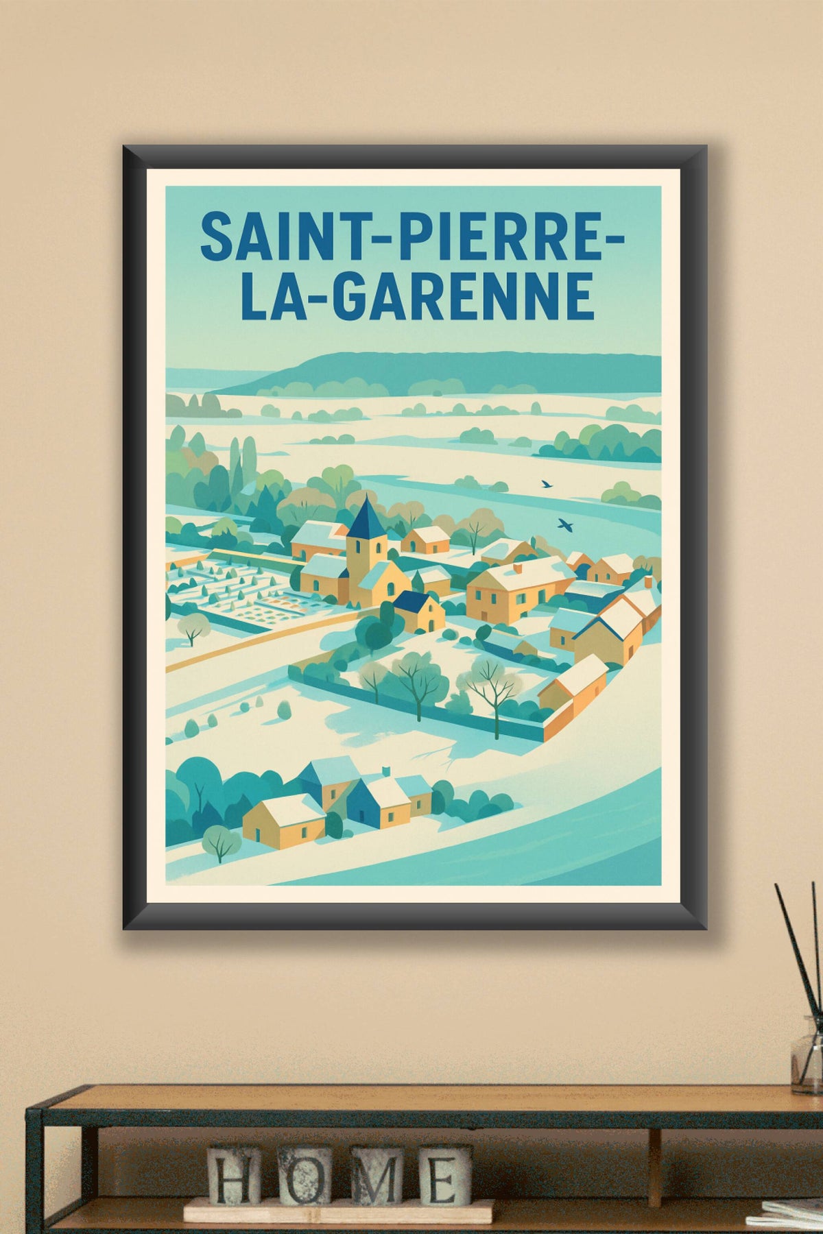 Affiche de Saint-Pierre-la-Garenne - Charme et douceur de la campagne normande