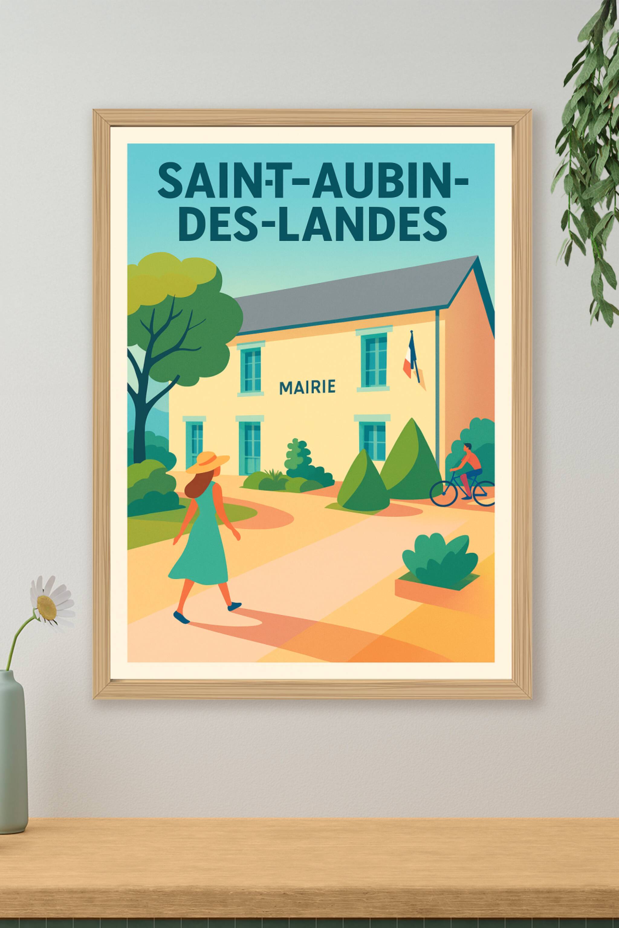 Affiche de Saint-Aubin-des-Landes - Charme bucolique et sérénité