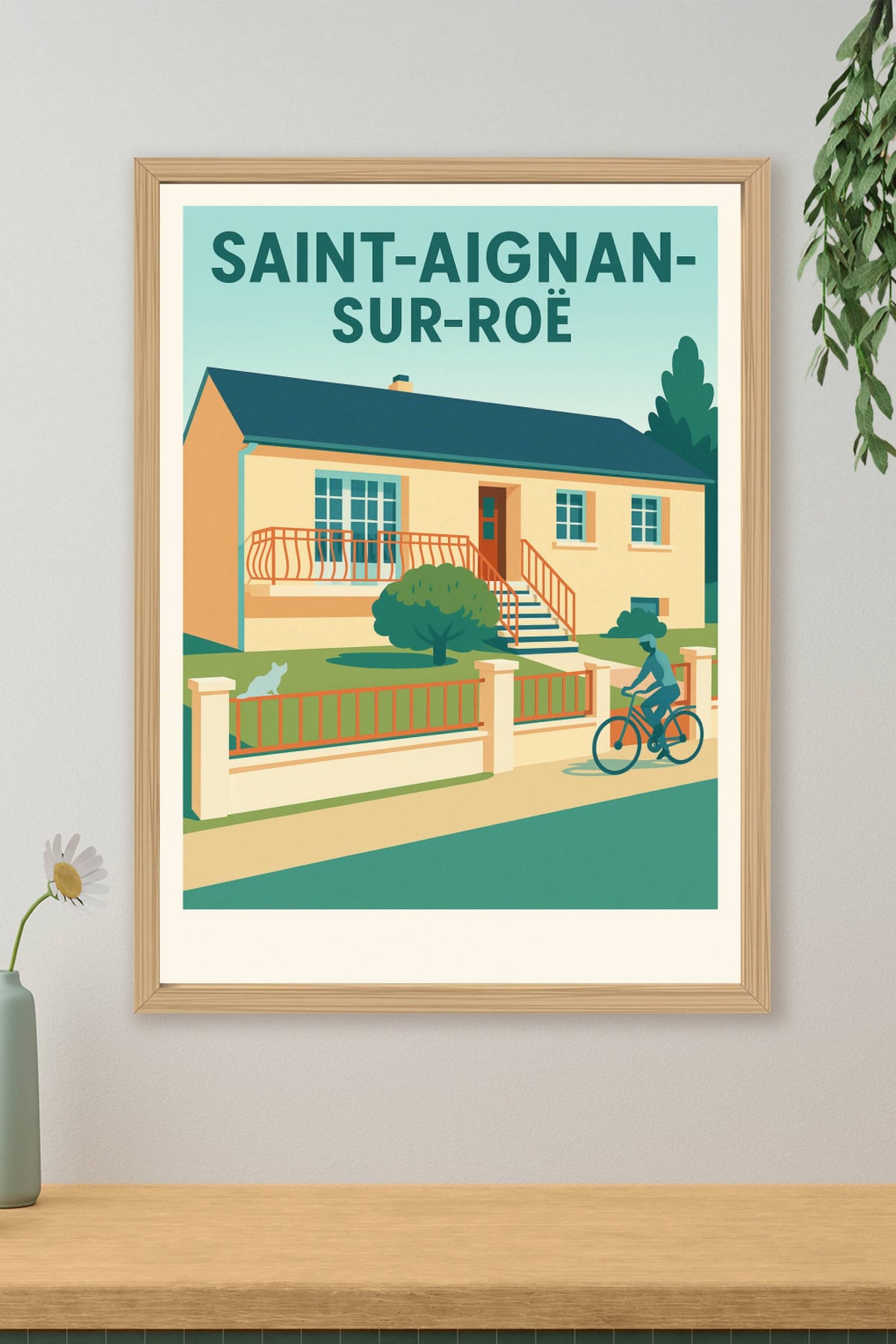 Affiche de Saint-Aignan-sur-Roë - Charme et quiétude de la petite maison de campagne