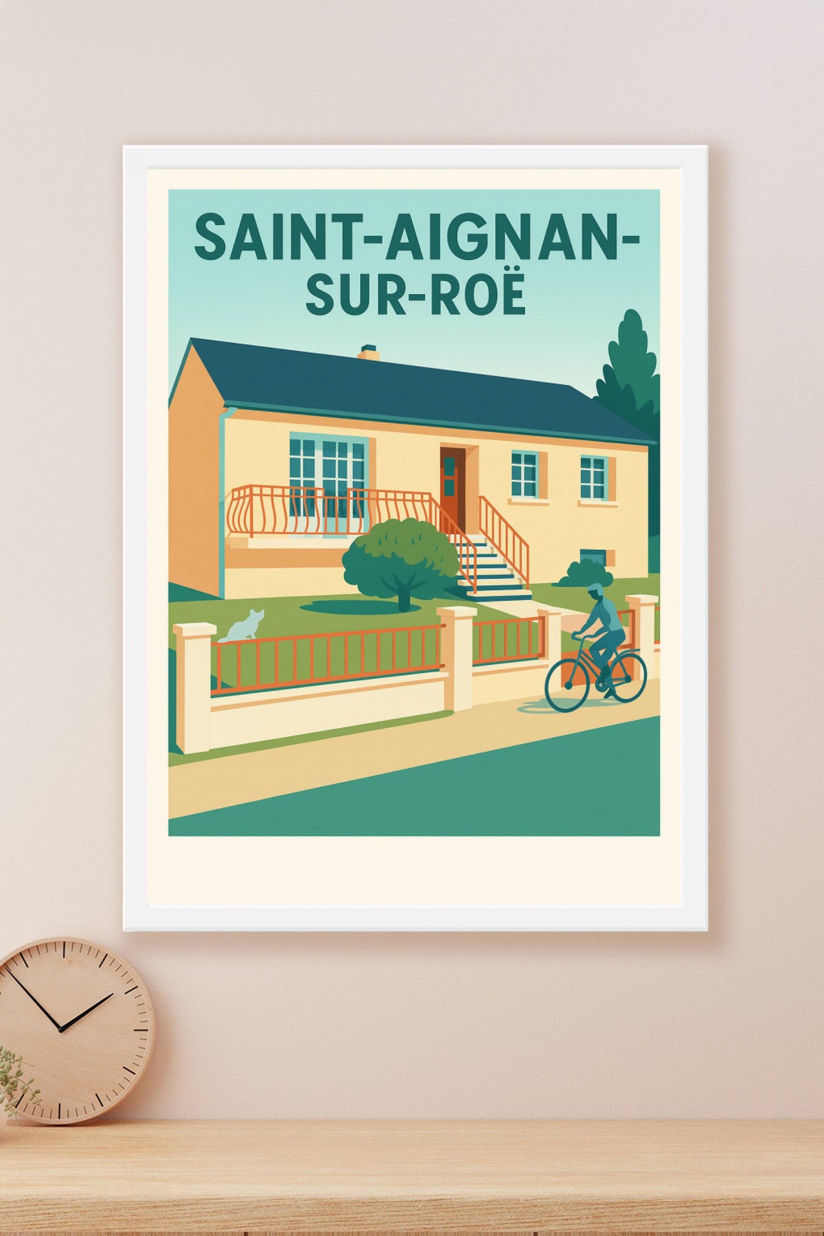 Affiche de Saint-Aignan-sur-Roë - Charme et quiétude de la petite maison de campagne