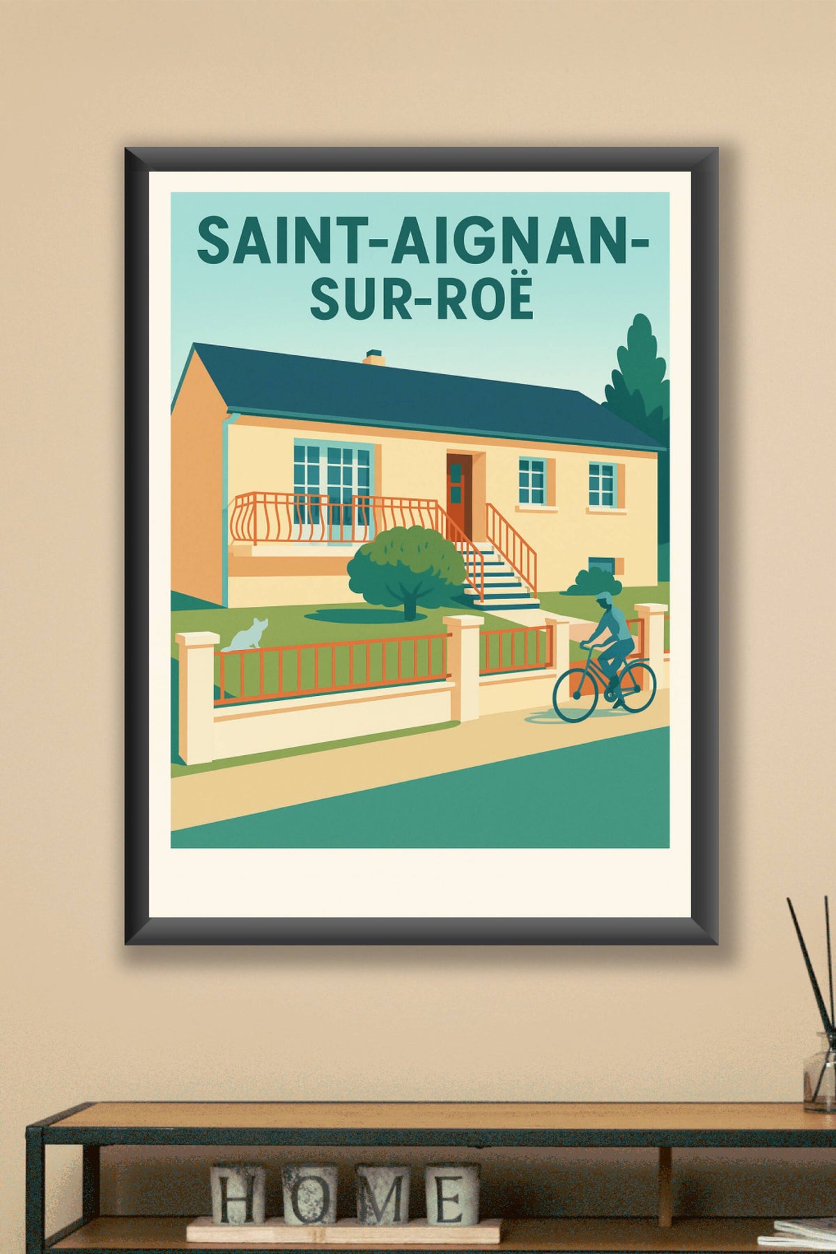 Affiche de Saint-Aignan-sur-Roë - Charme et quiétude de la petite maison de campagne