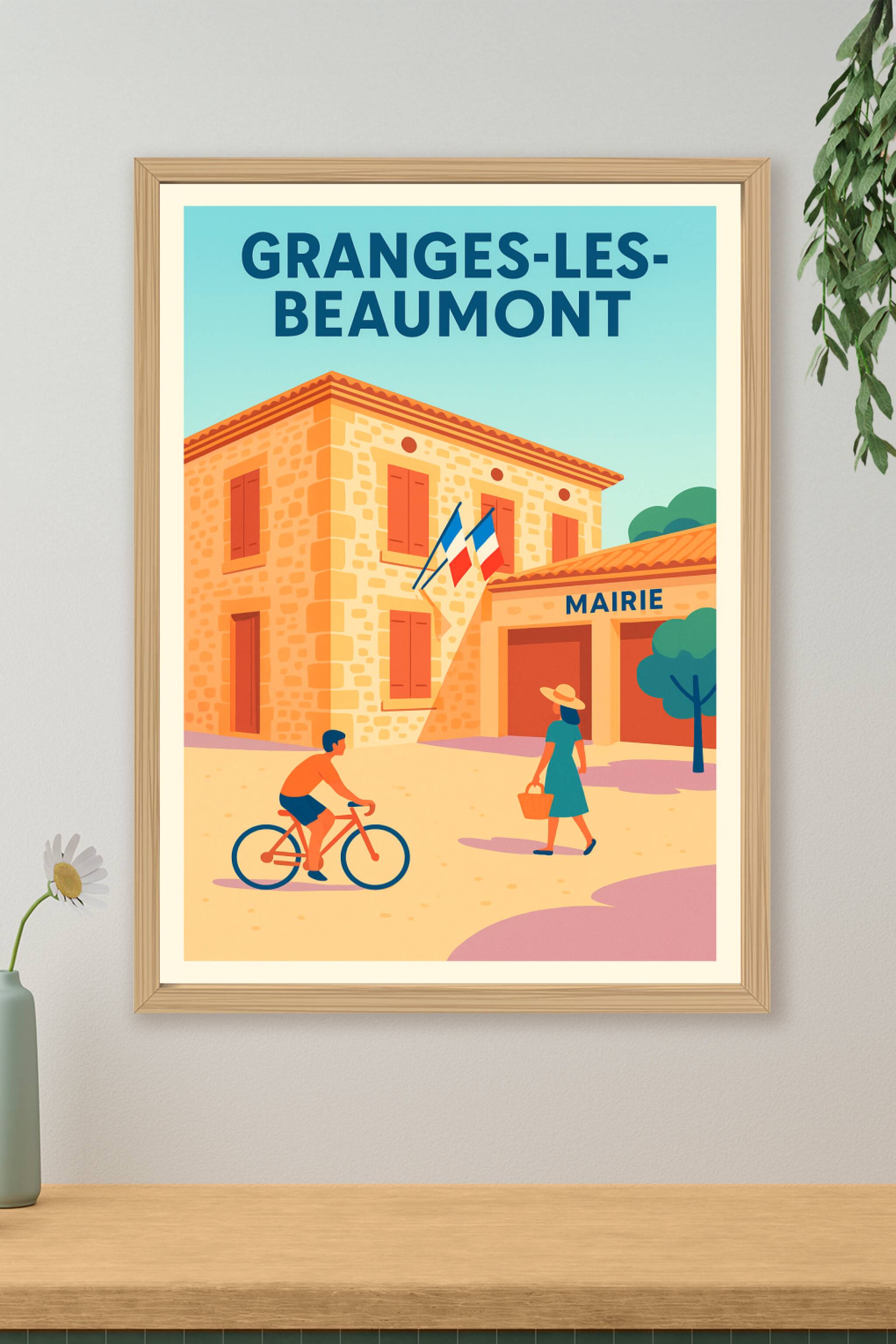 Affiche de Granges-les-Beaumont - Charme et douceur de la vie locale