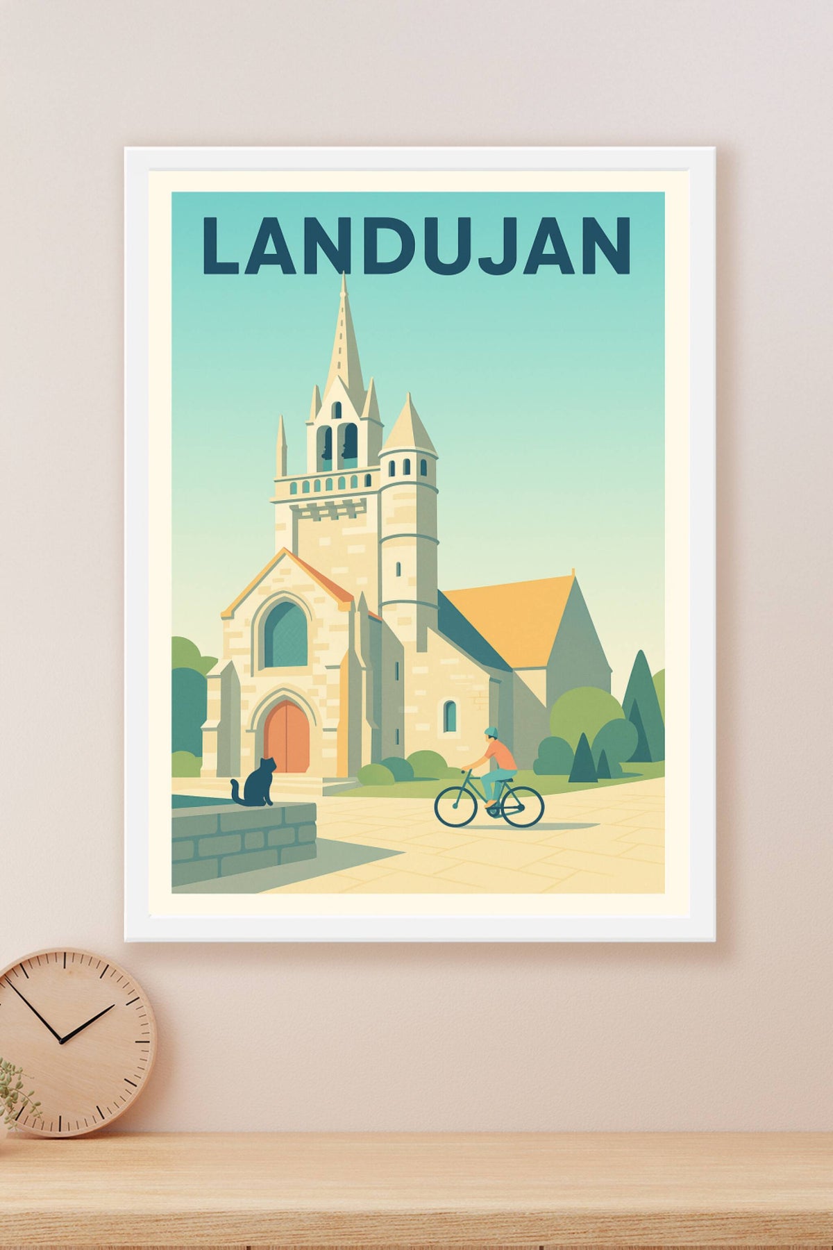 Affiche de Landujan - Charme et Quiétude Bretonne