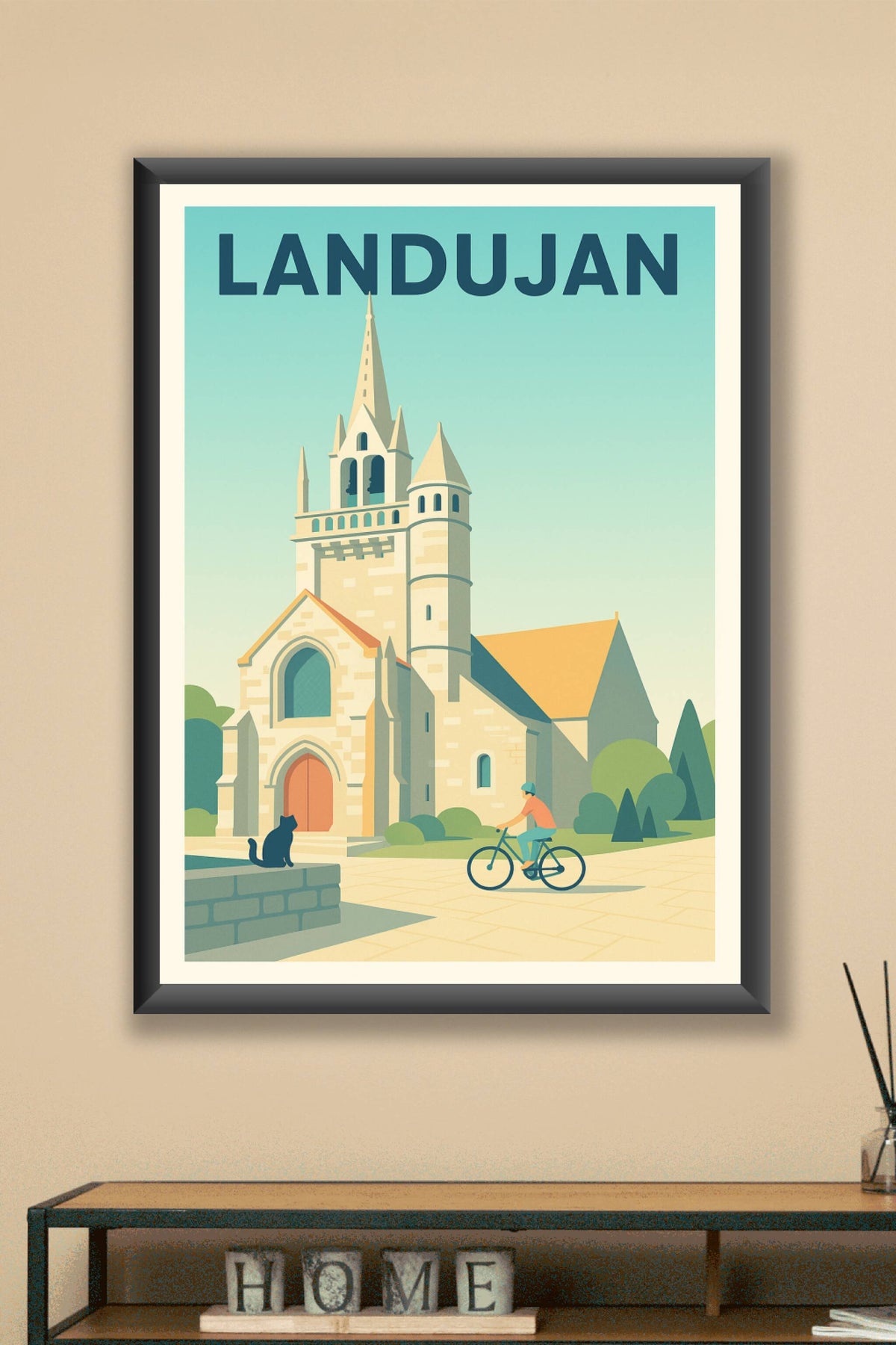 Affiche de Landujan - Charme et Quiétude Bretonne