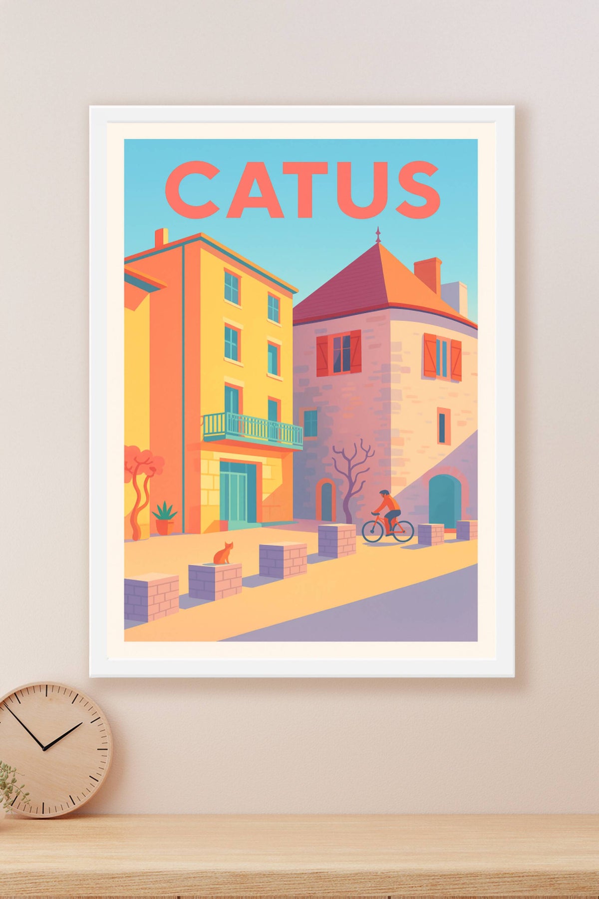 Affiche de Catus - Charme et lumière d'un village pittoresque