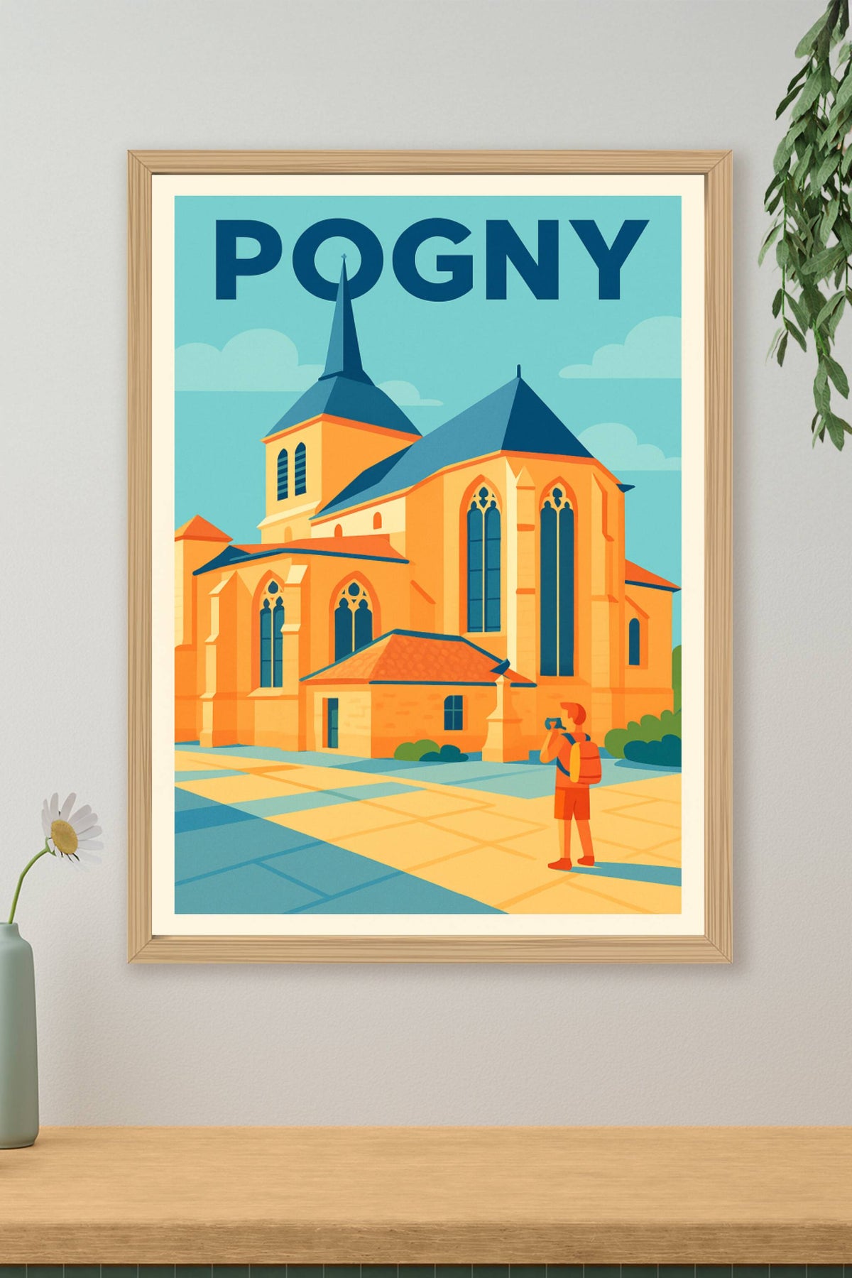 Affiche de Pogny - Un joyau d’architecture à capturer