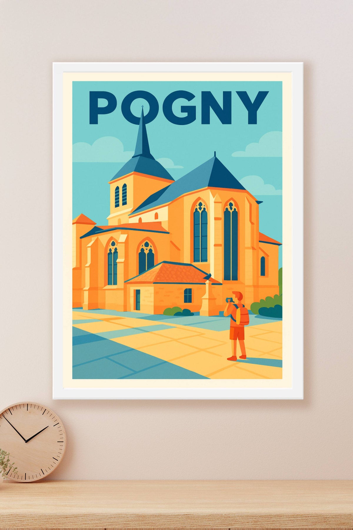 Affiche de Pogny - Un joyau d’architecture à capturer