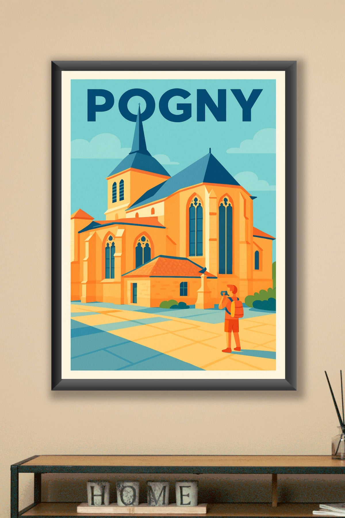 Affiche de Pogny - Un joyau d’architecture à capturer