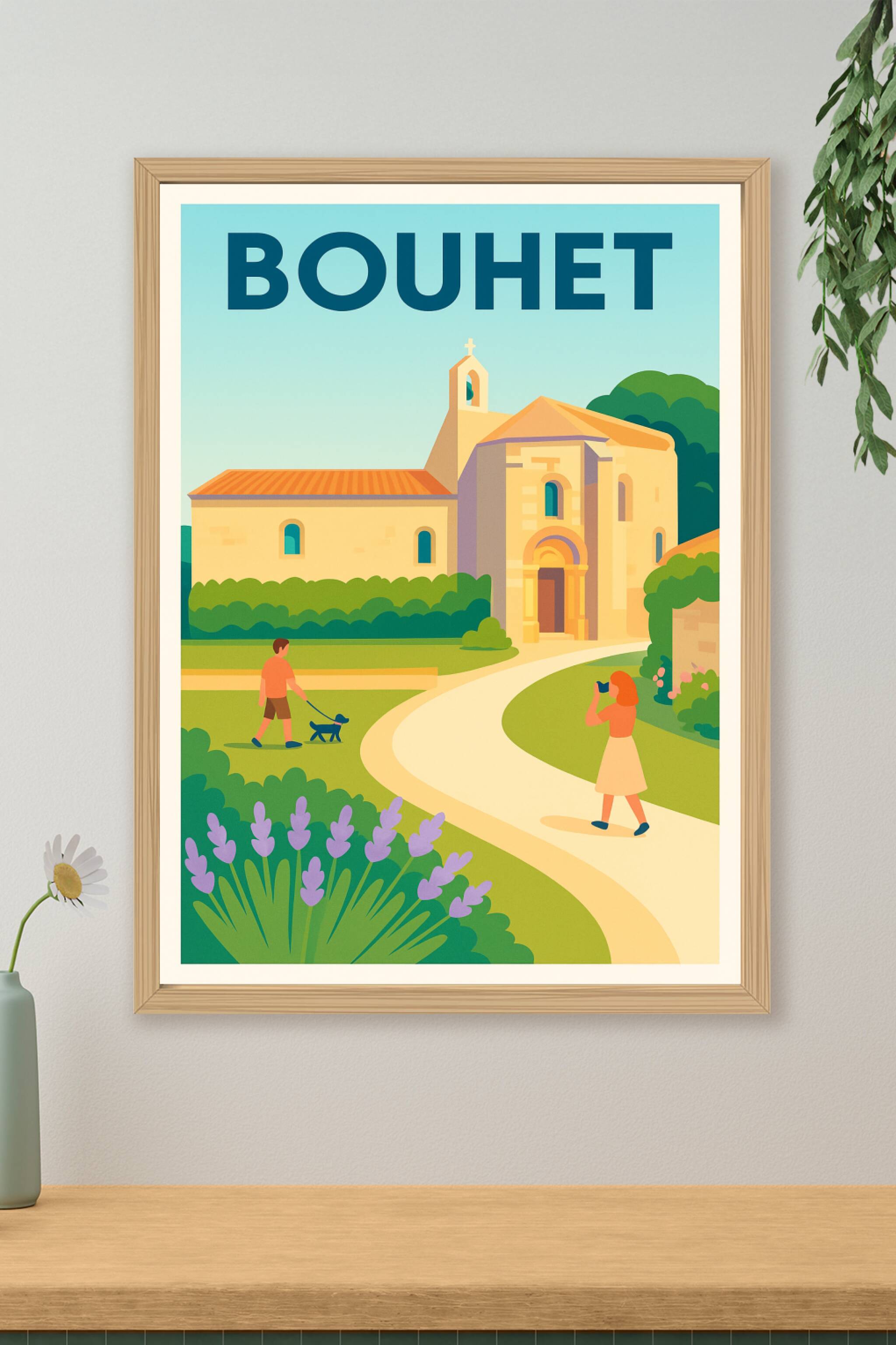 Affiche de Bouhet - Charme tranquille et nature préservée
