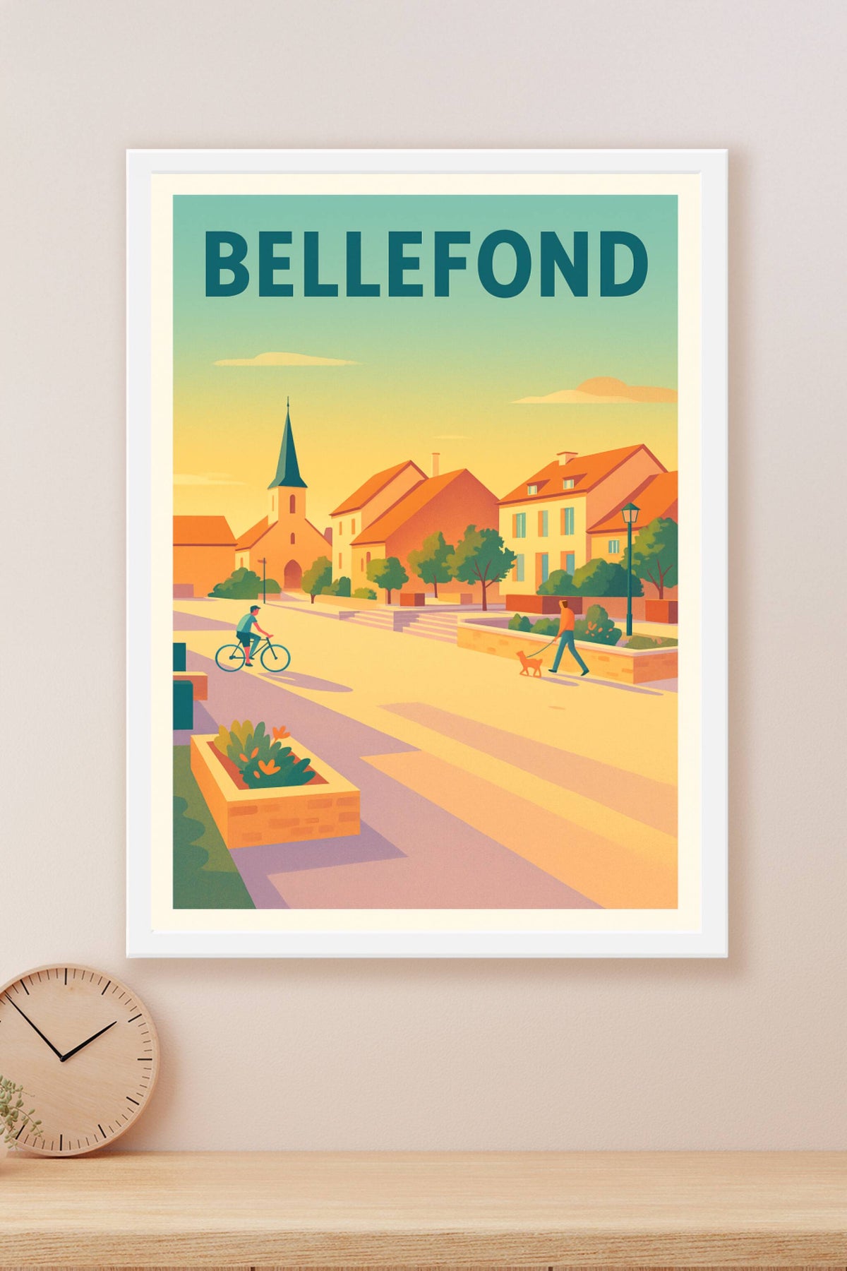 Affiche de Bellefond - L'élégance d'un village paisible