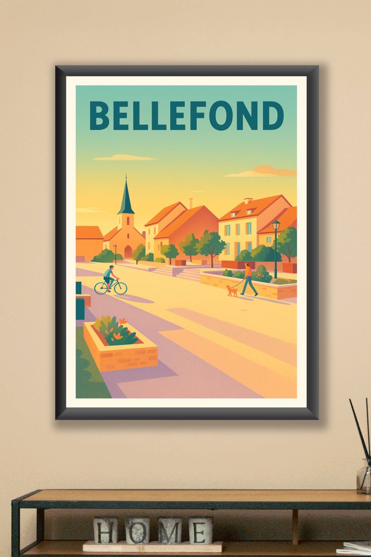Affiche de Bellefond - L'élégance d'un village paisible