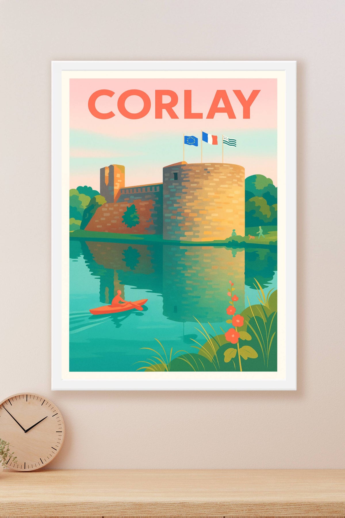 Affiche de Corlay - Tranquillité et patrimoine au fil de l'eau