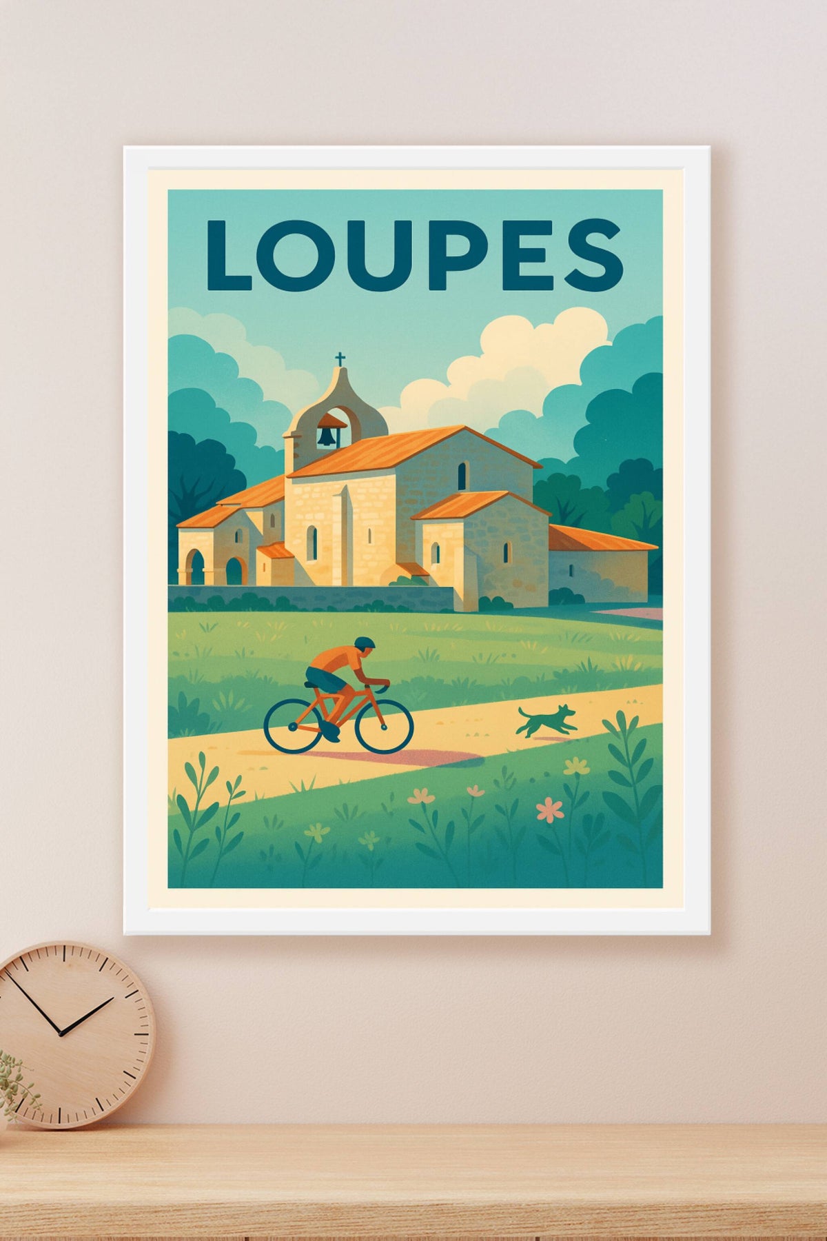 Affiche de Loupes - Évasion à vélo au cœur de la nature