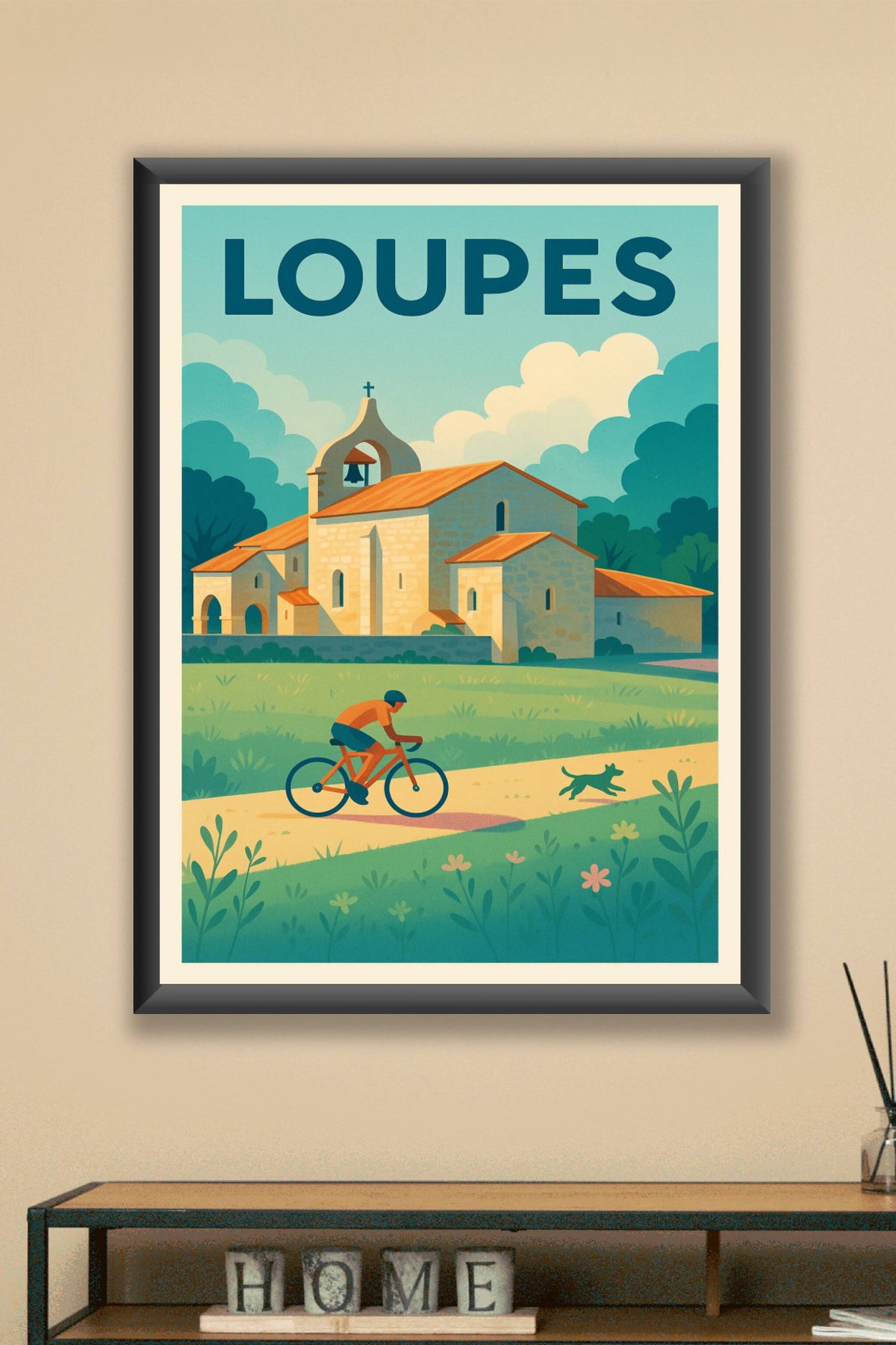 Affiche de Loupes - Évasion à vélo au cœur de la nature