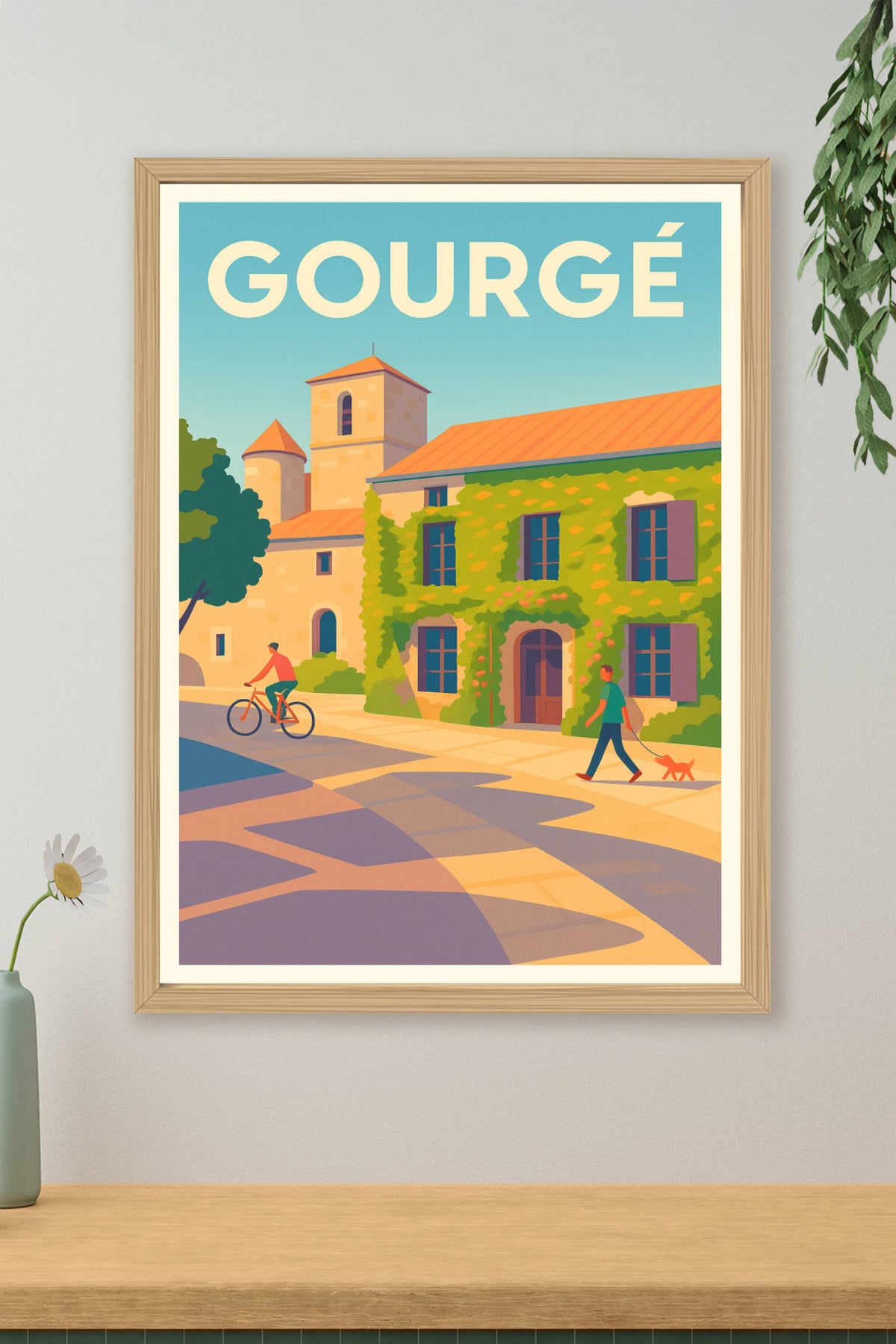 Affiche de Gourgé - Charme et douceur de vivre en pleine nature
