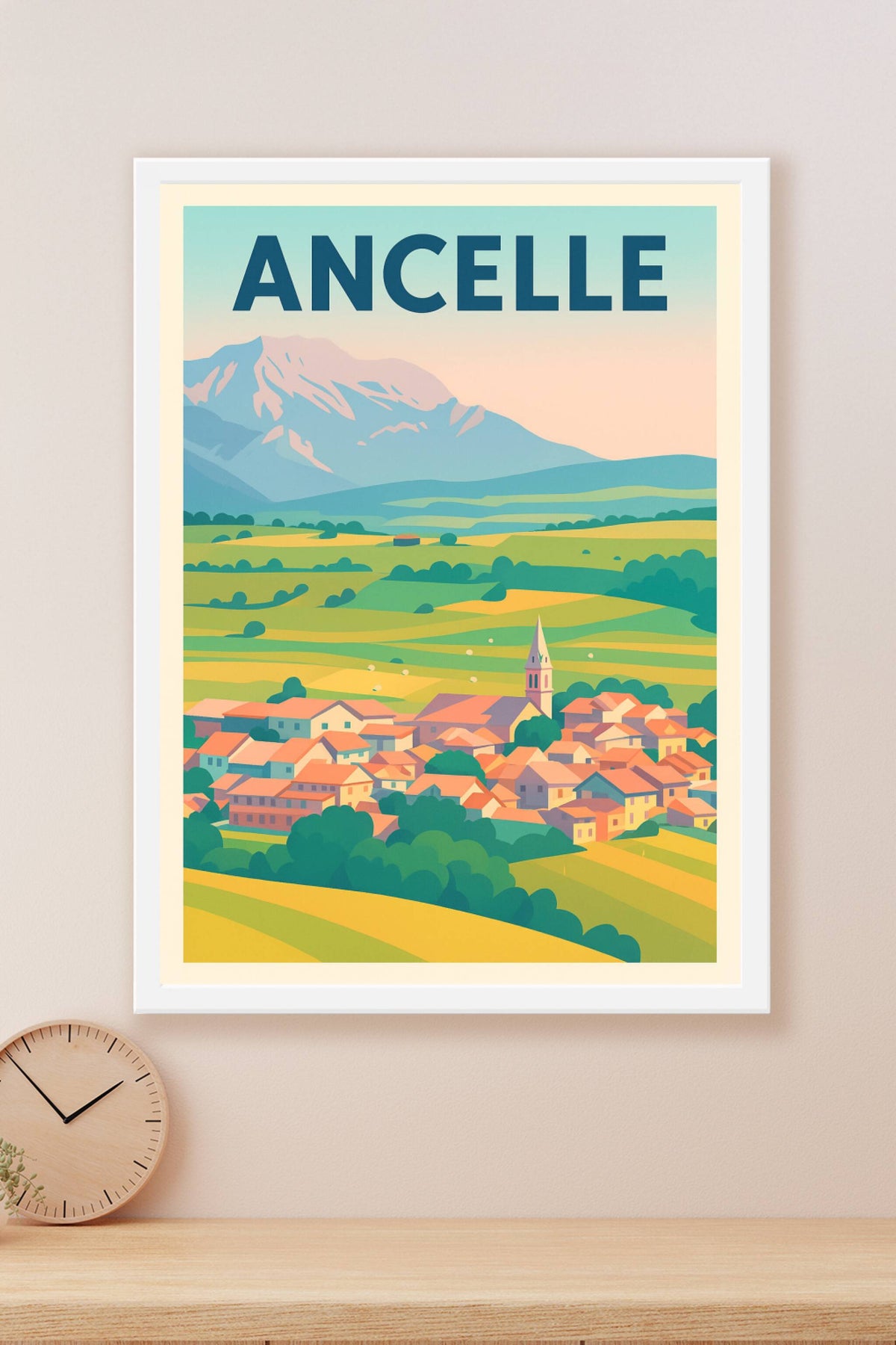 Affiche de Ancelle - Charme pastoral des Alpes du Sud