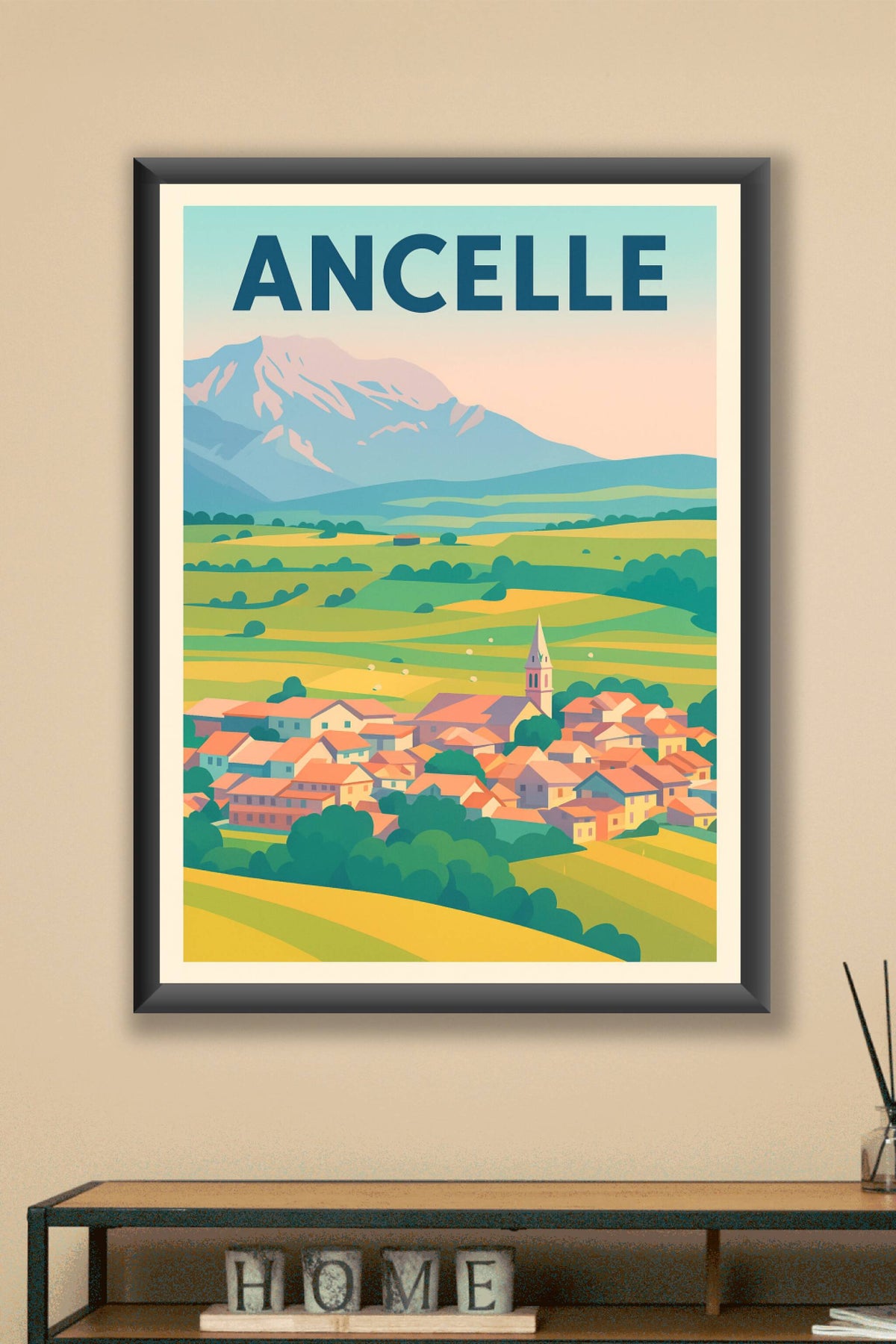 Affiche de Ancelle - Charme pastoral des Alpes du Sud