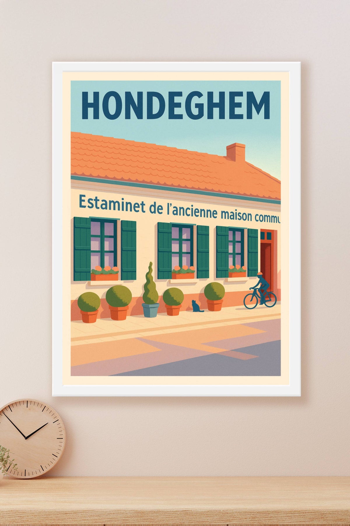 Affiche de Hondeghem - Charme et sérénité de l'estaminet traditionnel