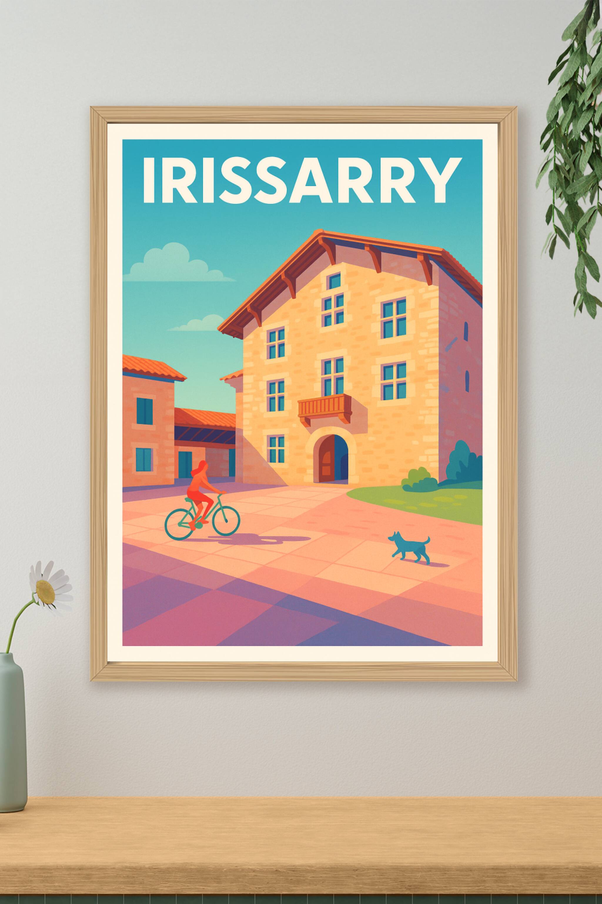 Affiche de Irissarry - Charme et douceur basques au quotidien