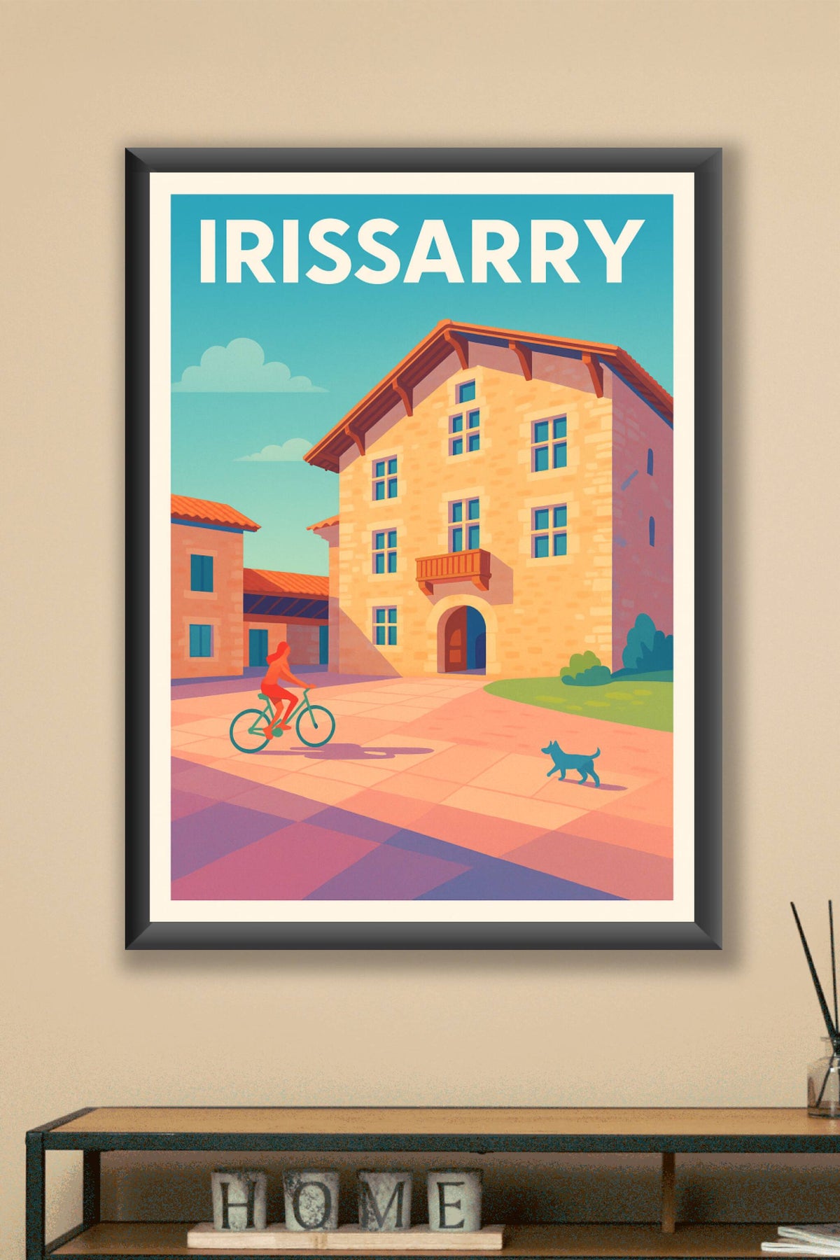 Affiche de Irissarry - Charme et douceur basques au quotidien