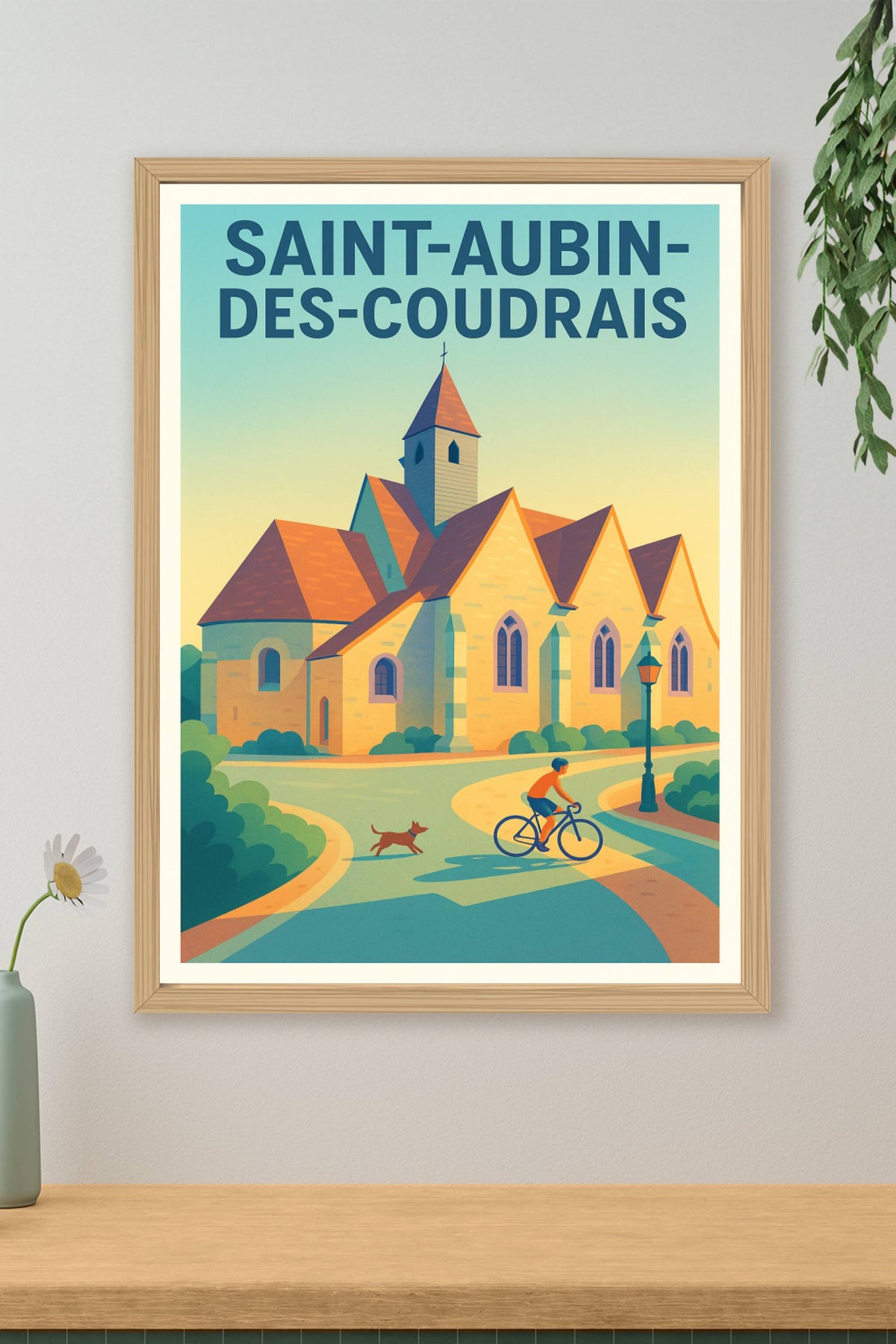 Affiche de Saint-Aubin-des-Coudrais - Charme paisible et balade ensoleillée