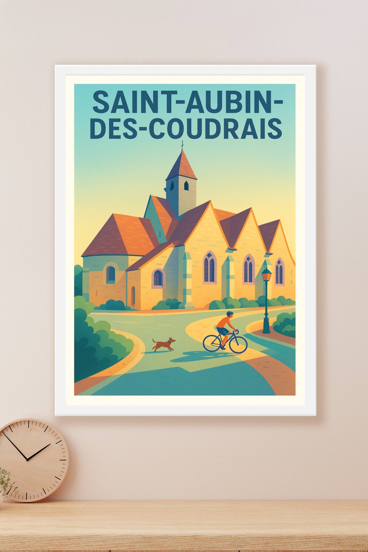 Affiche de Saint-Aubin-des-Coudrais - Charme paisible et balade ensoleillée