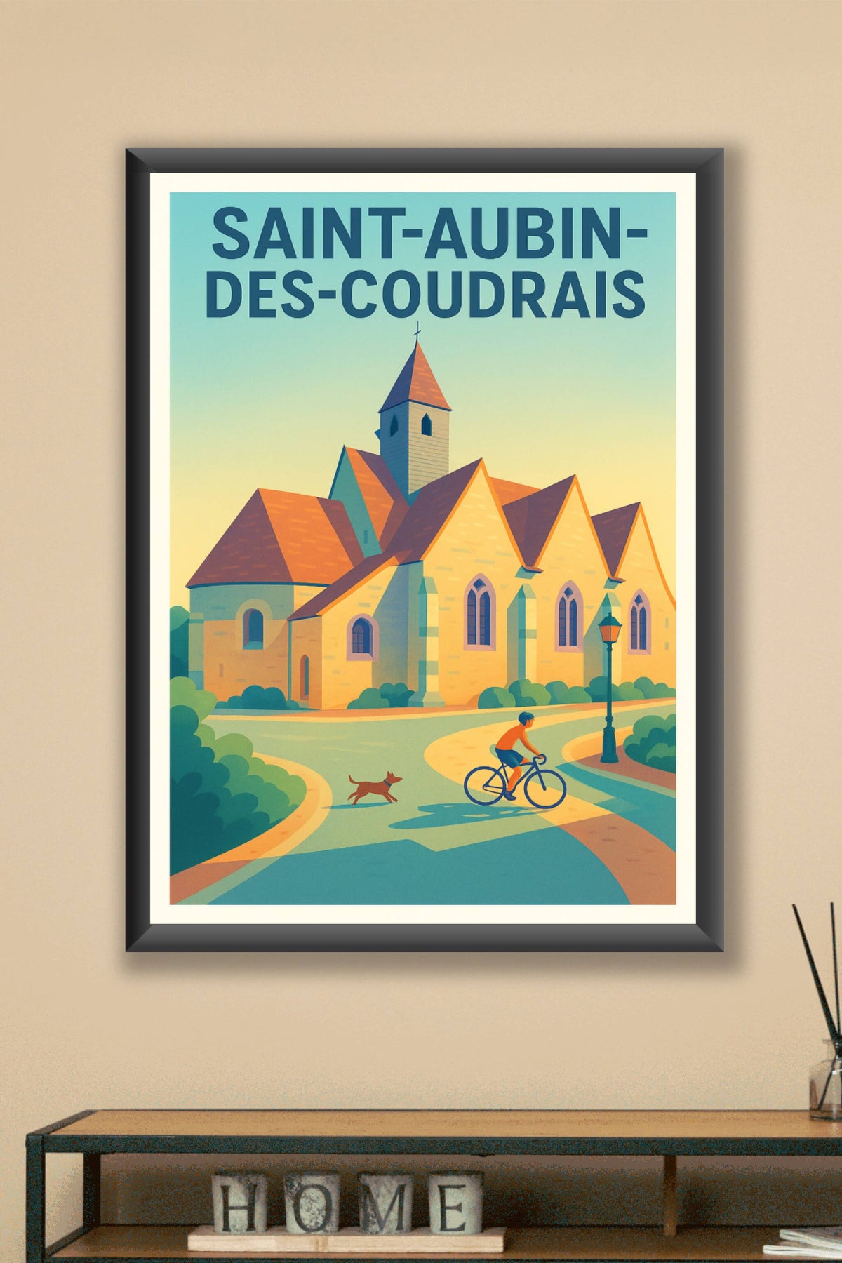 Affiche de Saint-Aubin-des-Coudrais - Charme paisible et balade ensoleillée