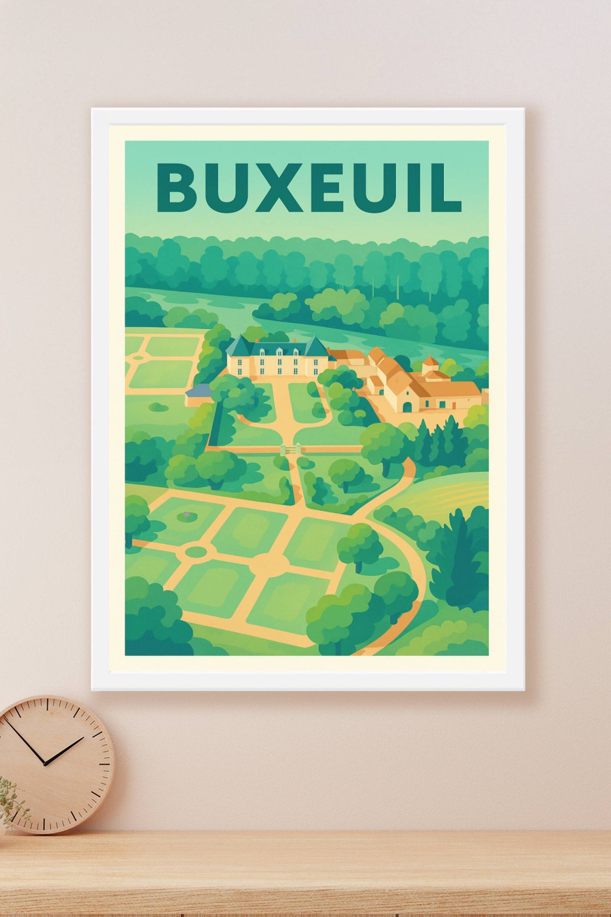 Affiche de Buxeuil - Charme verdoyant au cœur du patrimoine