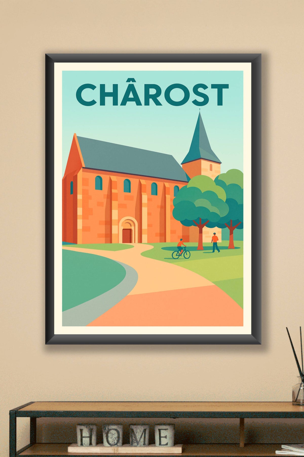 Affiche de Chârost - Charme et sérénité au cœur du patrimoine