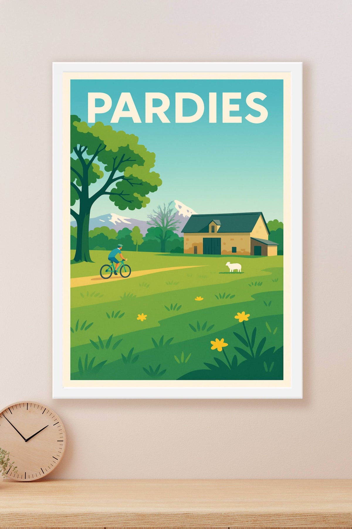 Affiche de Pardies - Le charme bucolique des Pyrénées