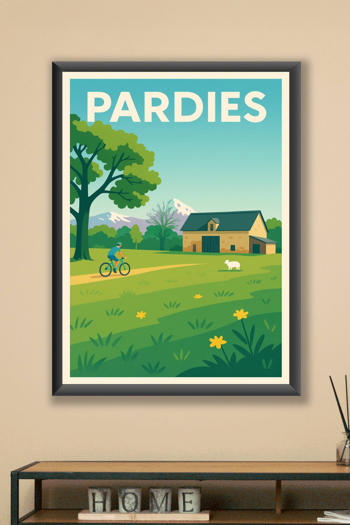 Affiche de Pardies - Le charme bucolique des Pyrénées