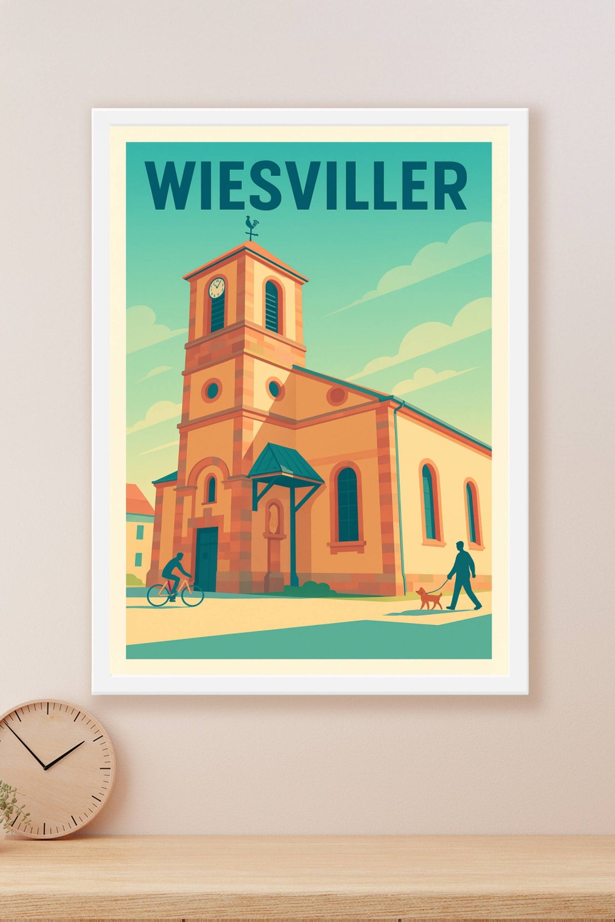Affiche de Wiesviller - Charme et douceur de vie en Lorraine