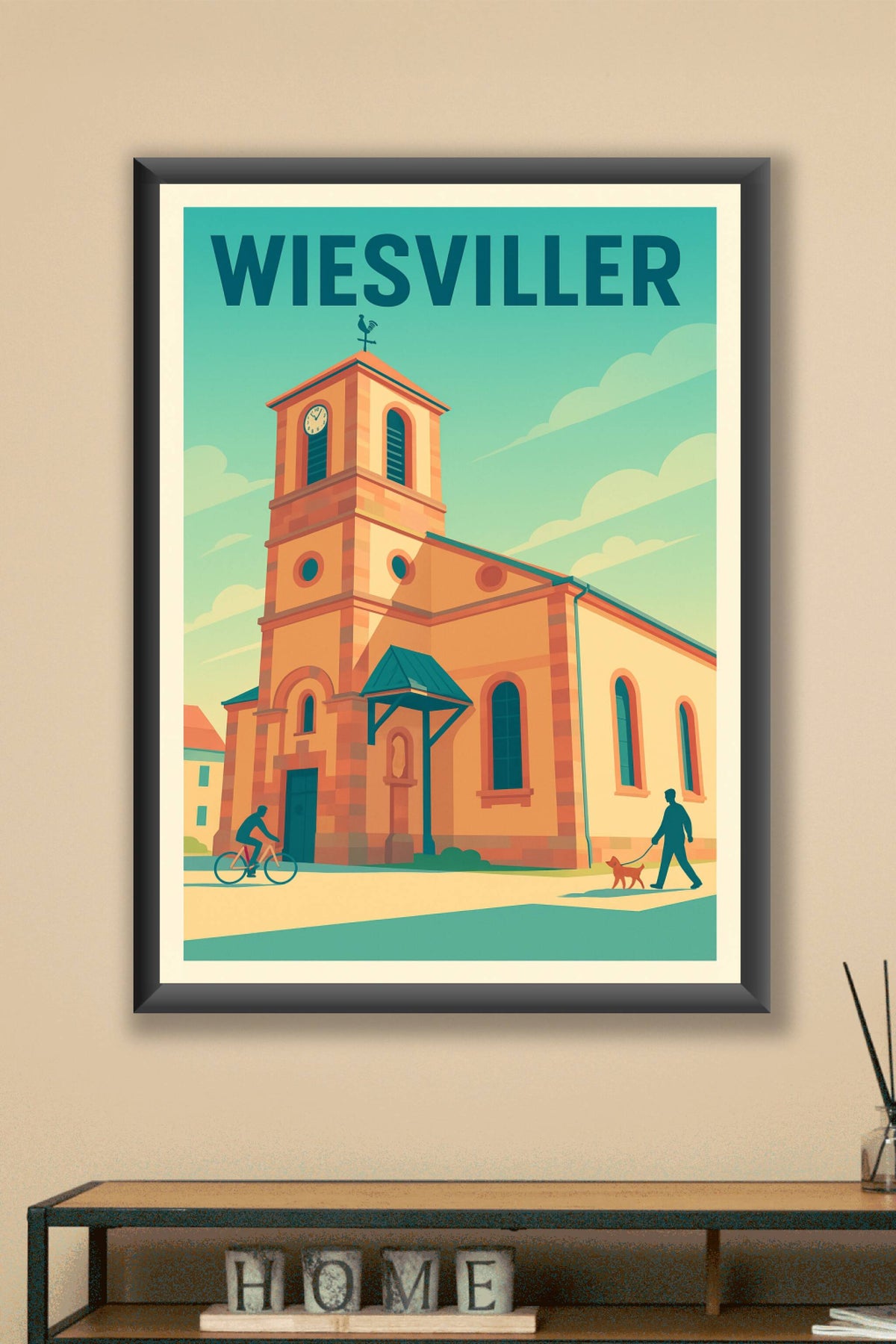 Affiche de Wiesviller - Charme et douceur de vie en Lorraine