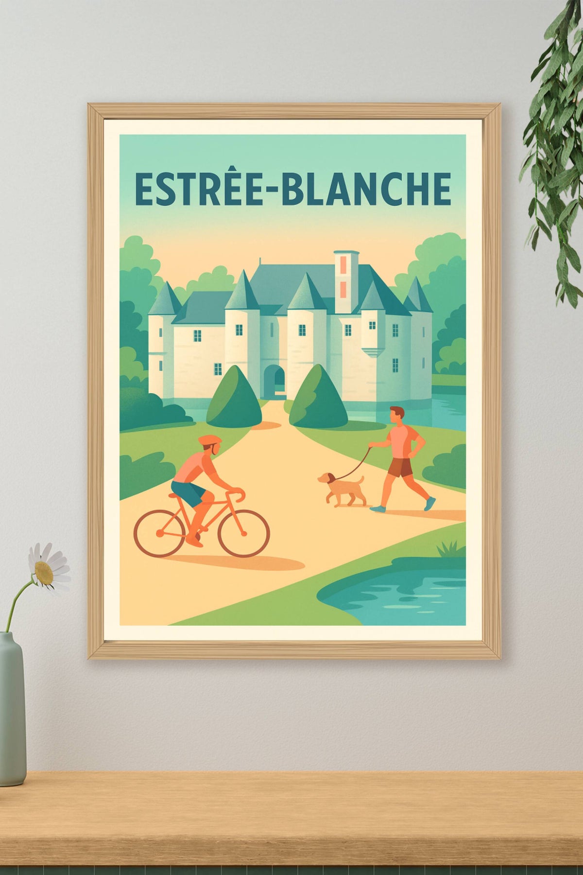 Affiche de Estrée-Blanche - Charme et Sérénité au Château