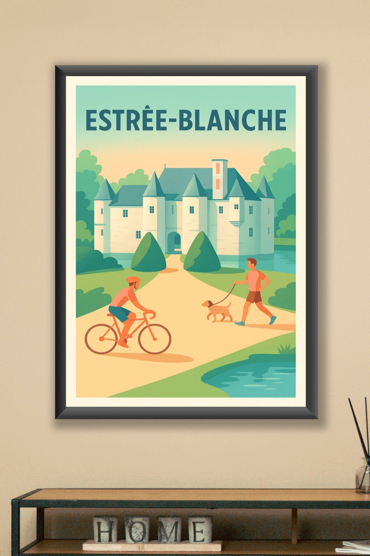 Affiche de Estrée-Blanche - Charme et Sérénité au Château