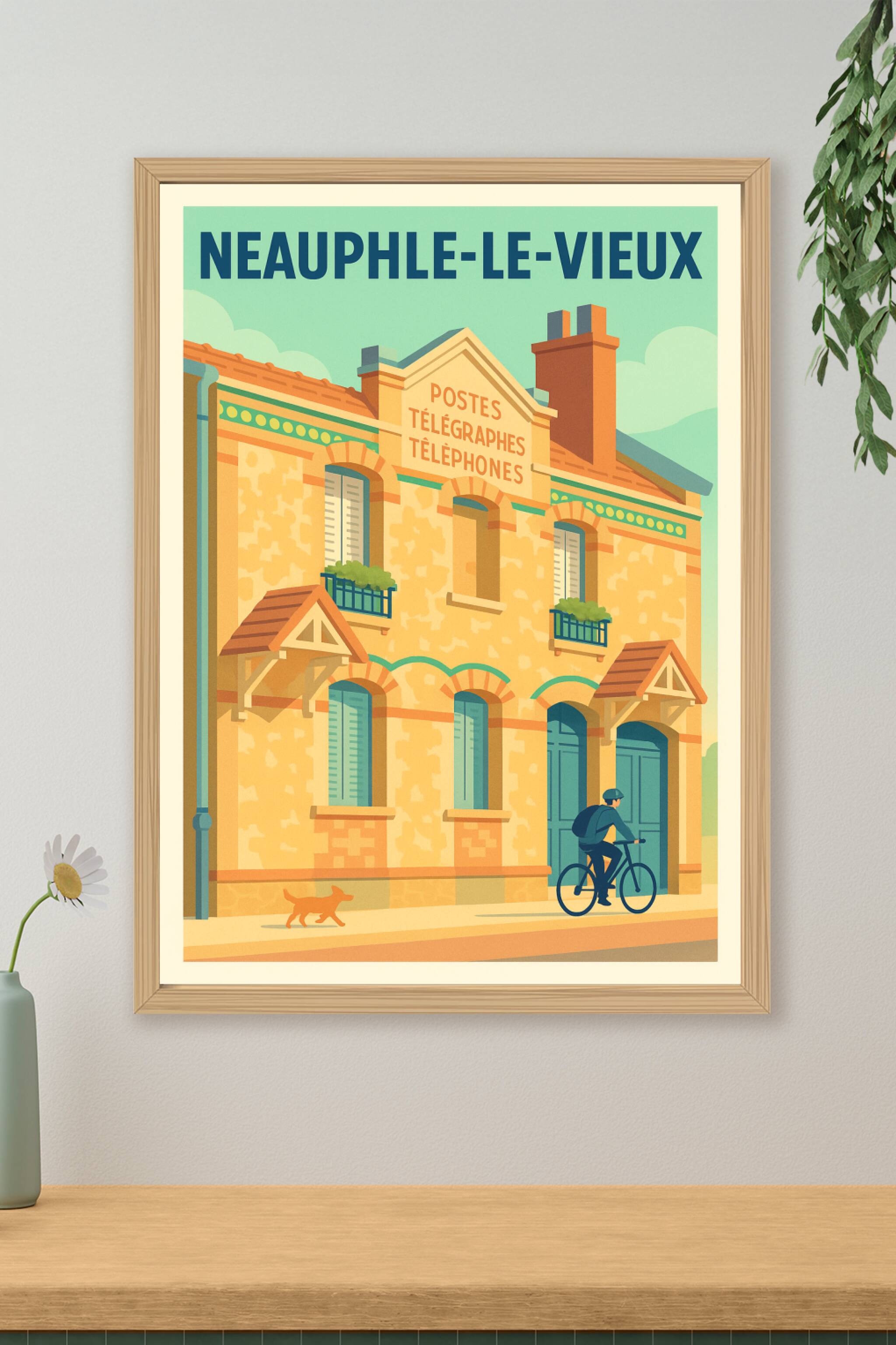 Affiche de Neauphle-le-Vieux - Charme et patrimoine téléphonique